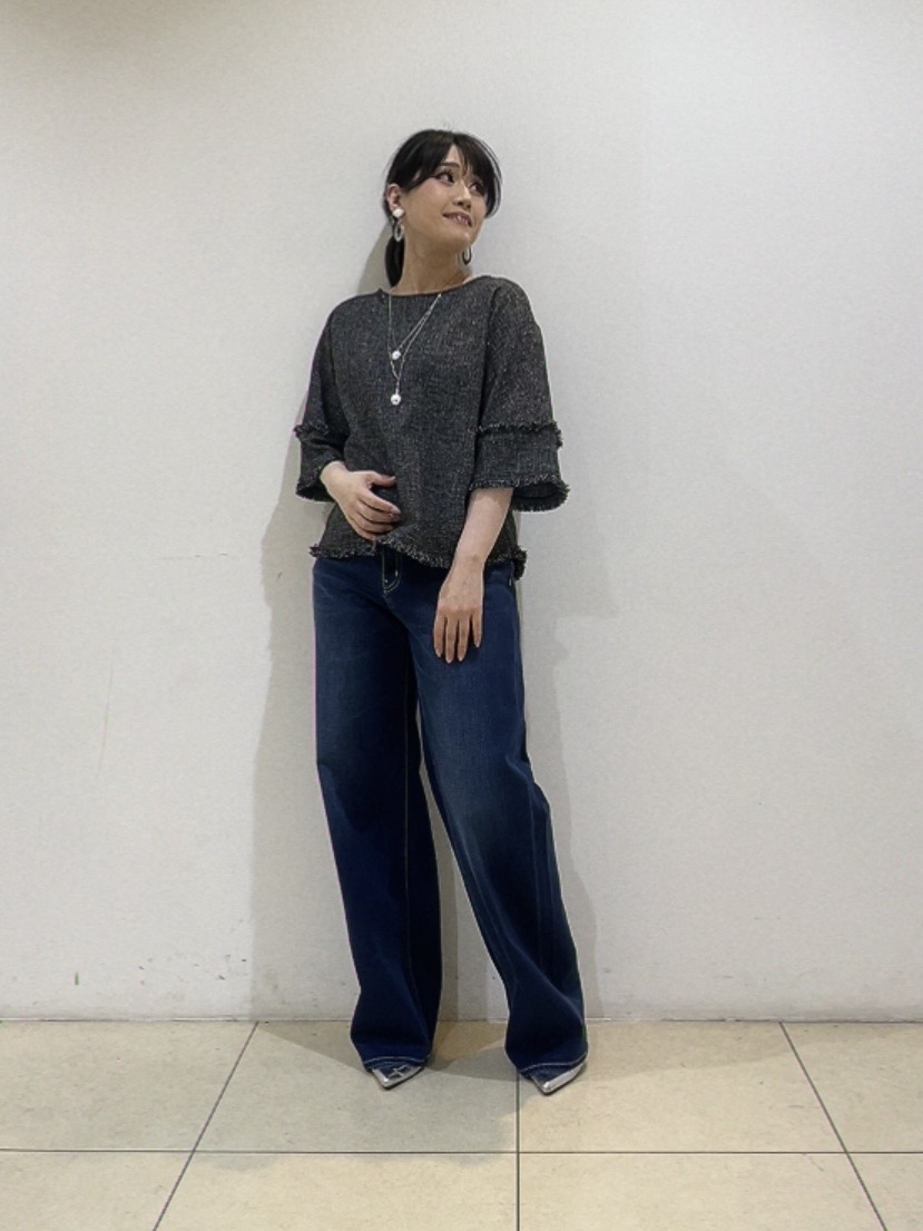 watanabeさんの「UNTITLED｜【ステンレス】レイヤードコインネックレス」を使ったコーディネート