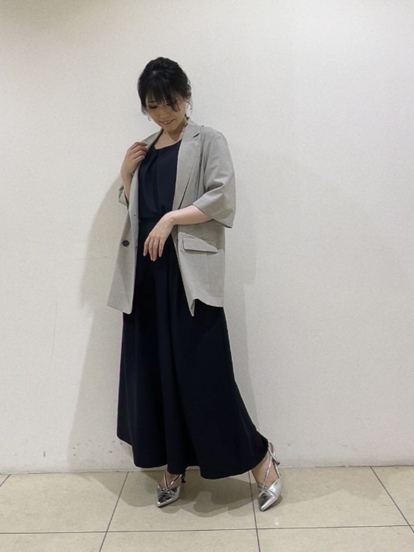 watanabeさんの「UNTITLED｜【シワになりにくい/セットアップ可/接触冷感】ハーフスリーブジャケット」を使ったコーディネート
