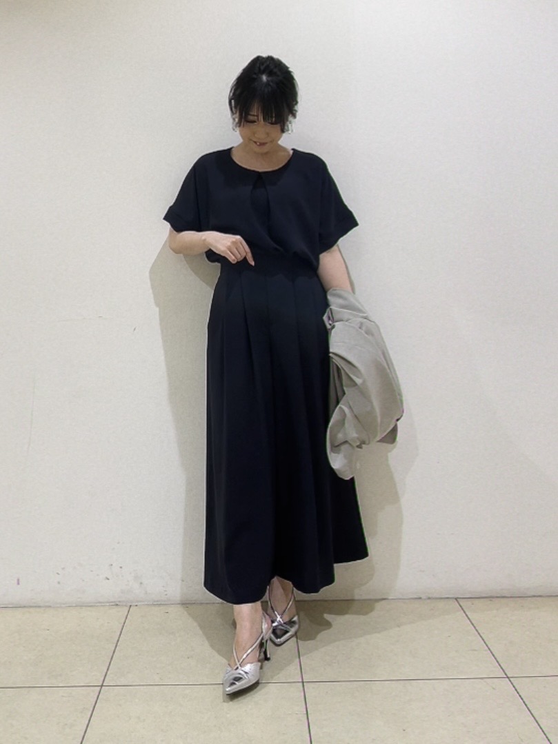 watanabeさんの「UNTITLED｜【シワになりにくい/セットアップ可/接触冷感】ハーフスリーブジャケット」を使ったコーディネート
