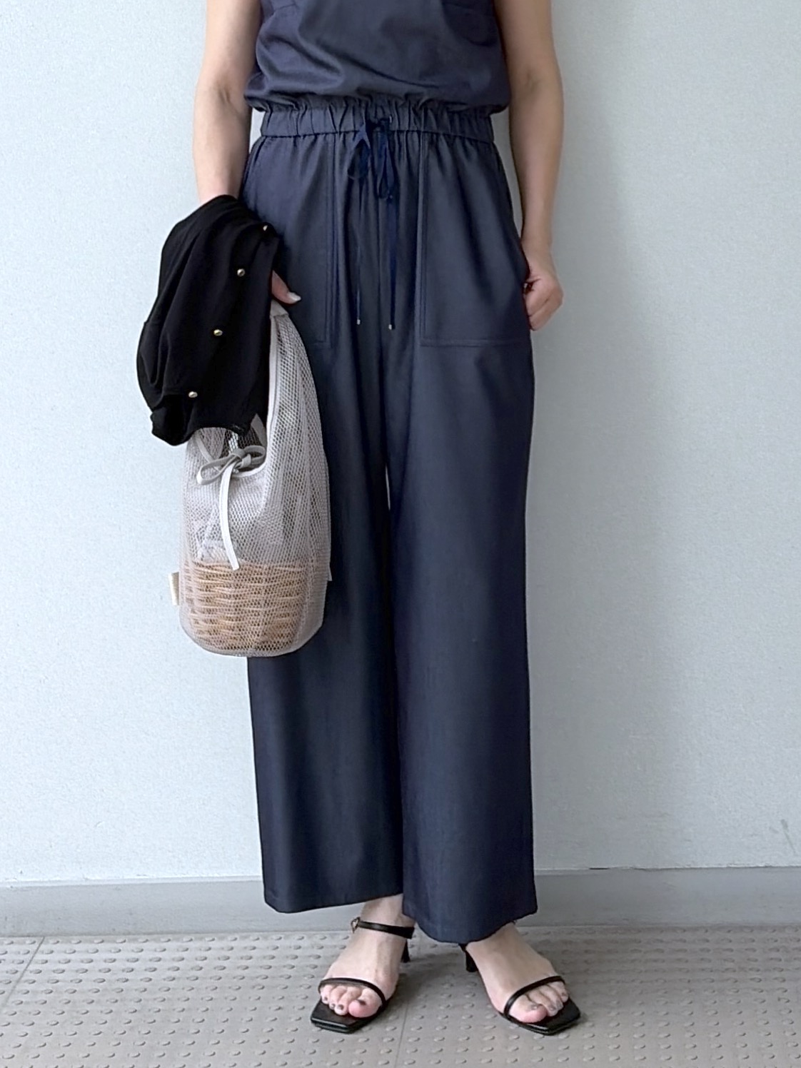 yoshikadoさんの「DRESSTERIOR｜【ウォッシャブル】フレンチスリーブ コンビネゾン」を使ったコーディネート