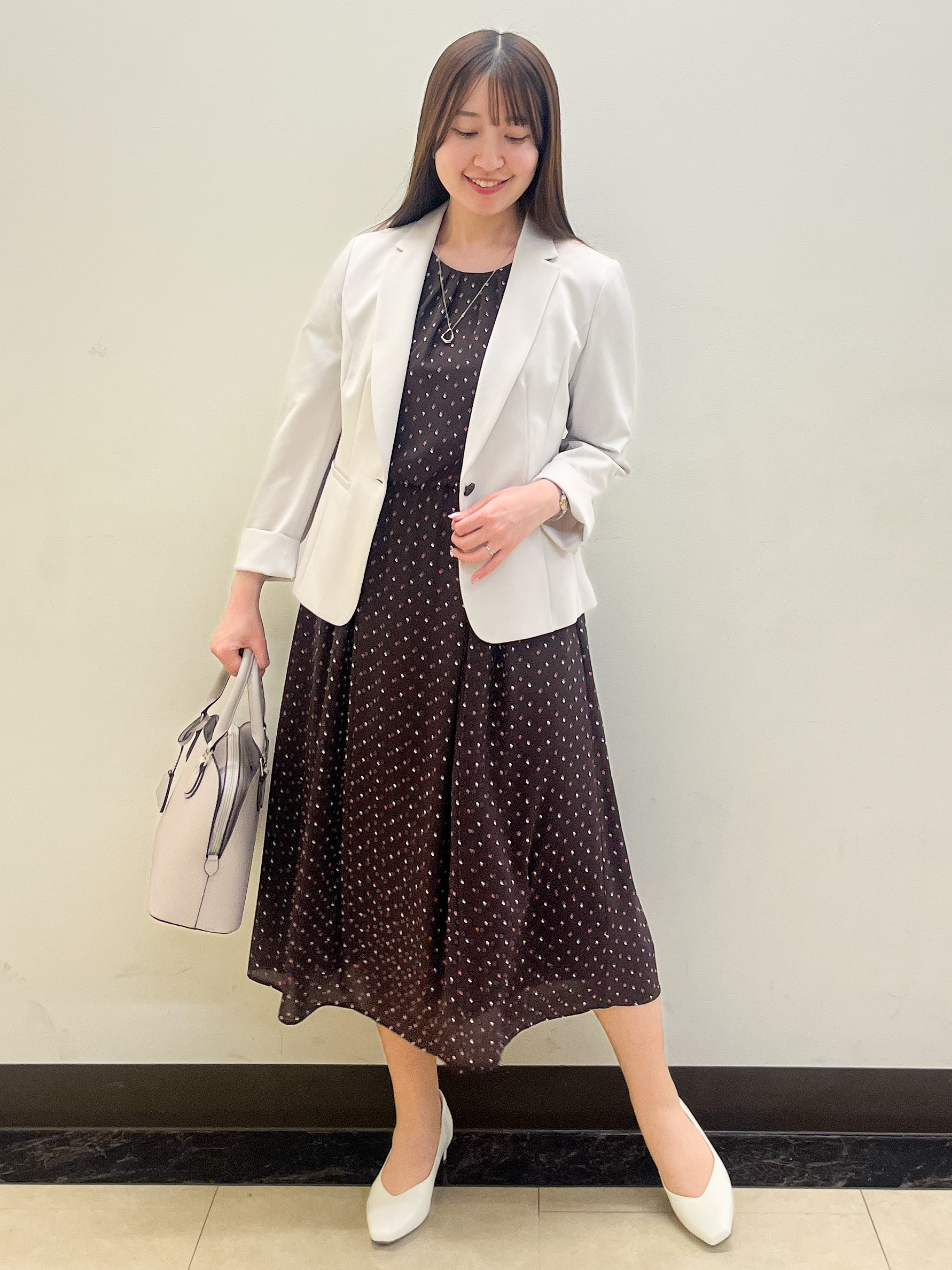 mikikoさんの「Reflect｜【SS-4Lサイズ／UVカット／接触冷感】匠ジャケット／ベーシックテーラード」を使ったコーディネート