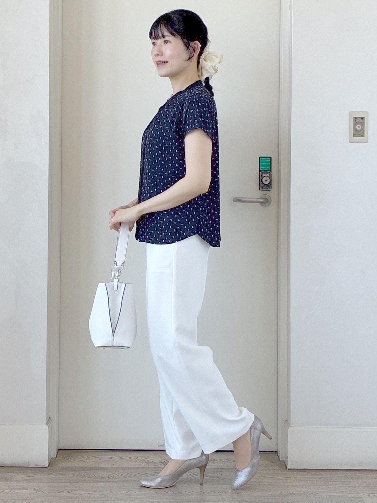  beni_gingerさんの「Reflect｜【通勤におすすめ◎】ジョーゼットブラウス」を使ったコーディネート