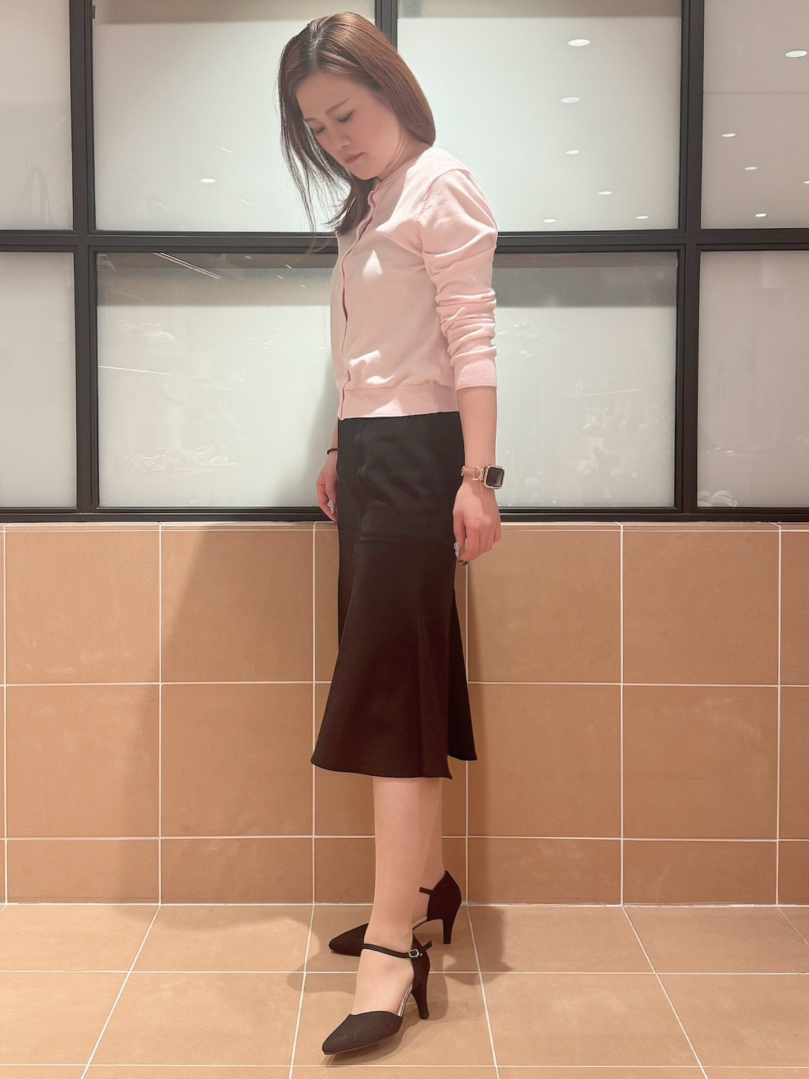 すみれさんの「ESPERANZA｜アンクルストラップパンプス」を使ったコーディネート