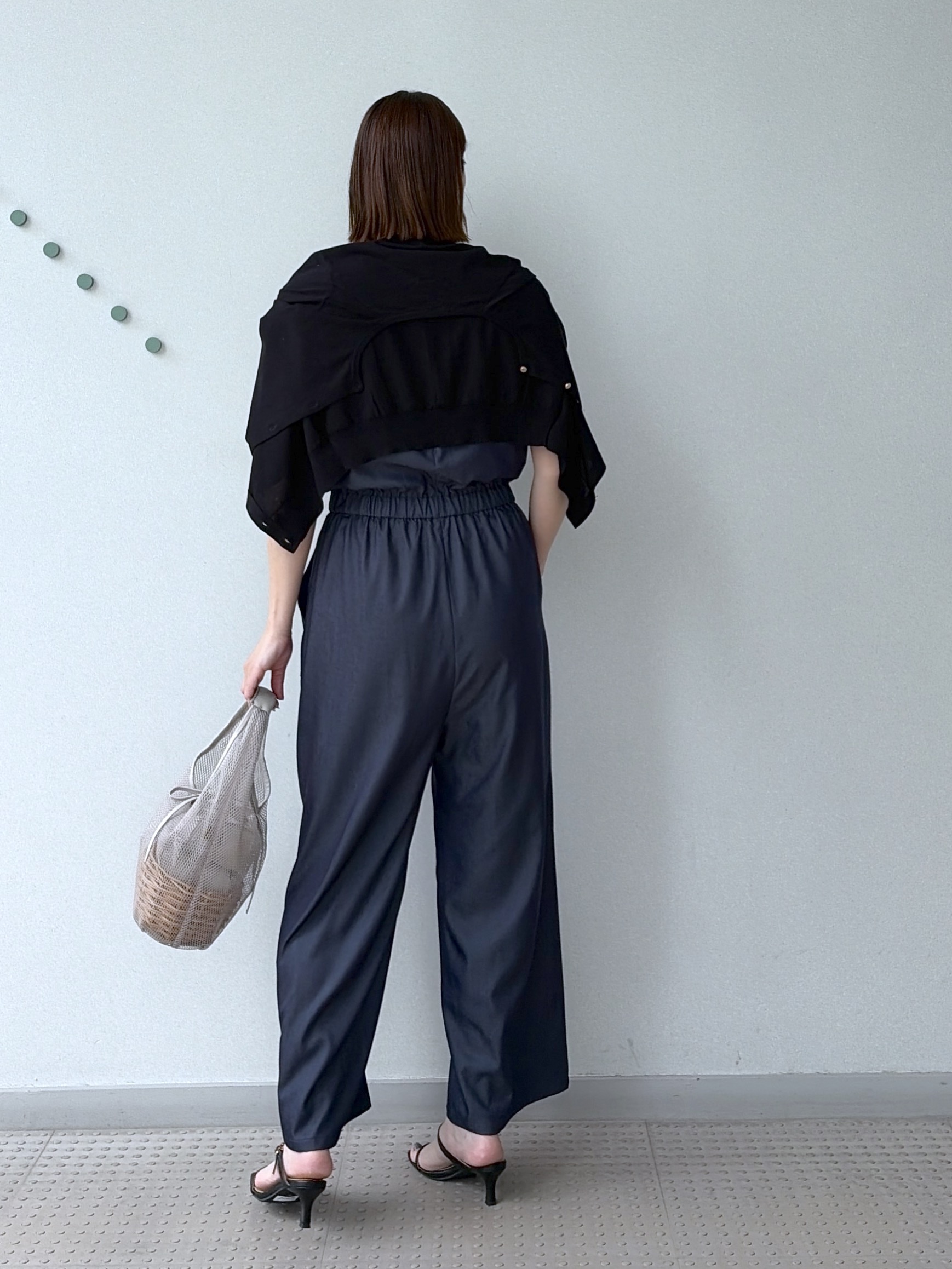 yoshikadoさんの「DRESSTERIOR｜【ウォッシャブル】フレンチスリーブ コンビネゾン」を使ったコーディネート