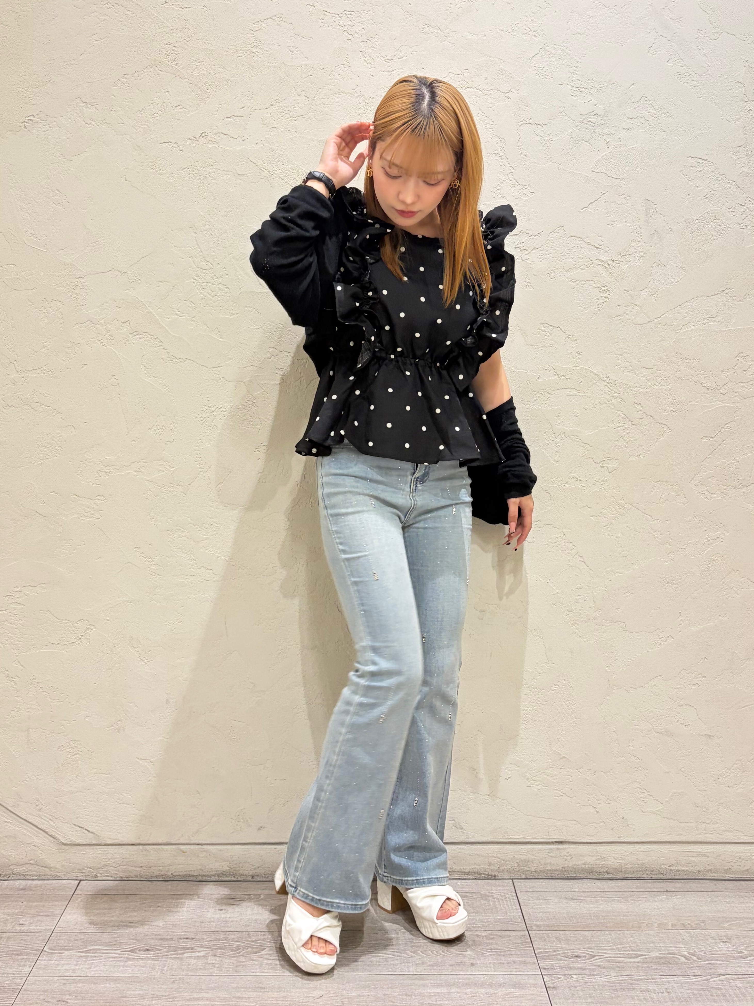 せらら⭐️さんの「ESPERANZA｜【ナチュ盛り/約10㎝】ナチュ盛りツイストサンダル」を使ったコーディネート