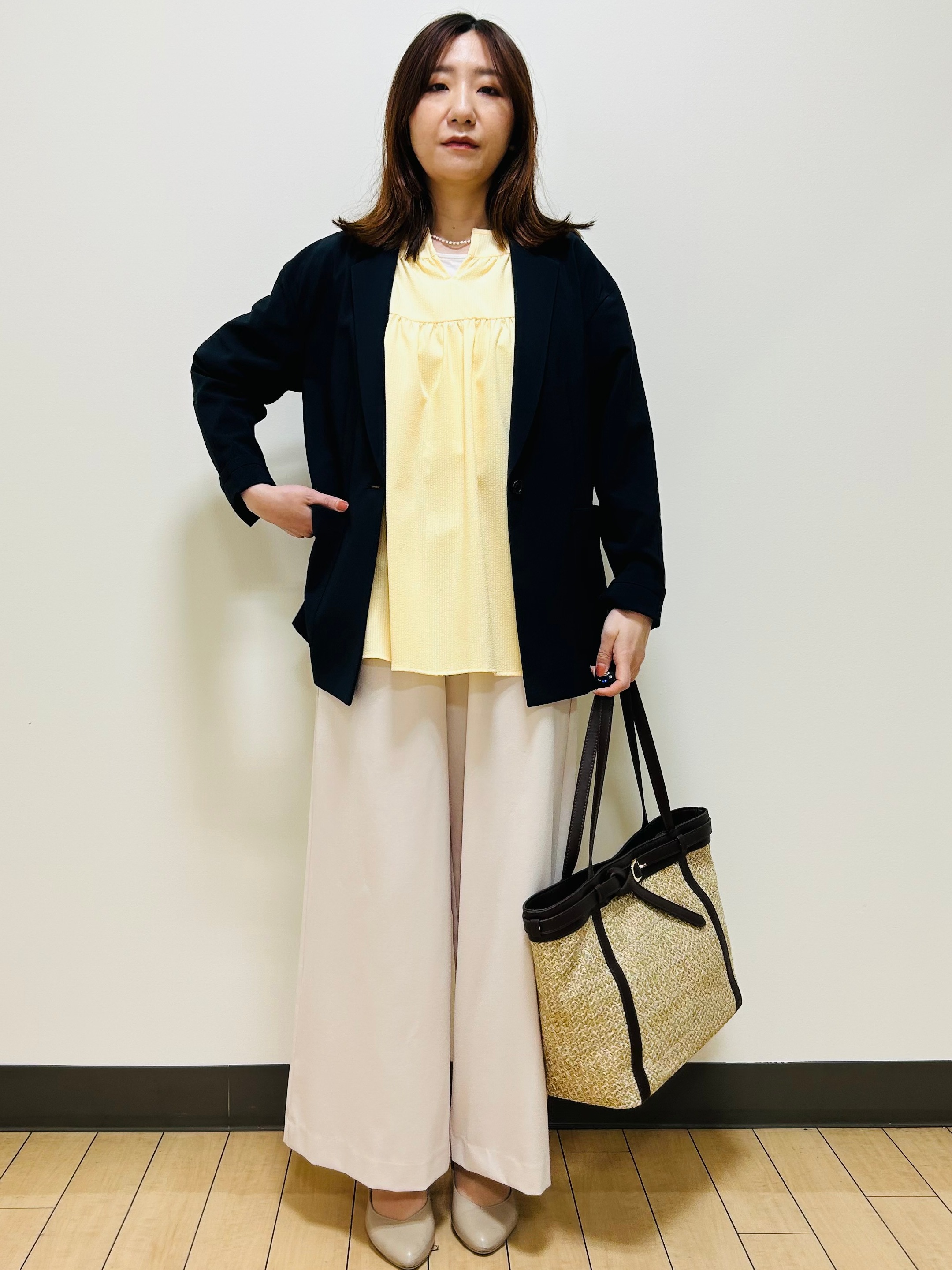 miiiさんの「Reflect｜【SS-4Lサイズ／接触冷感／シワになりにくい】リラクシーテーラードジャケット」を使ったコーディネート