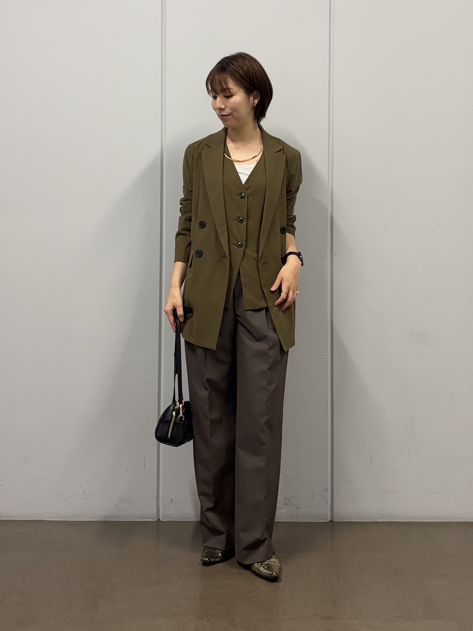 tsujiさんの「UNTITLED｜【セットアップ可/接触冷感/通気性】ドライシアーダブルジャケット」を使ったコーディネート