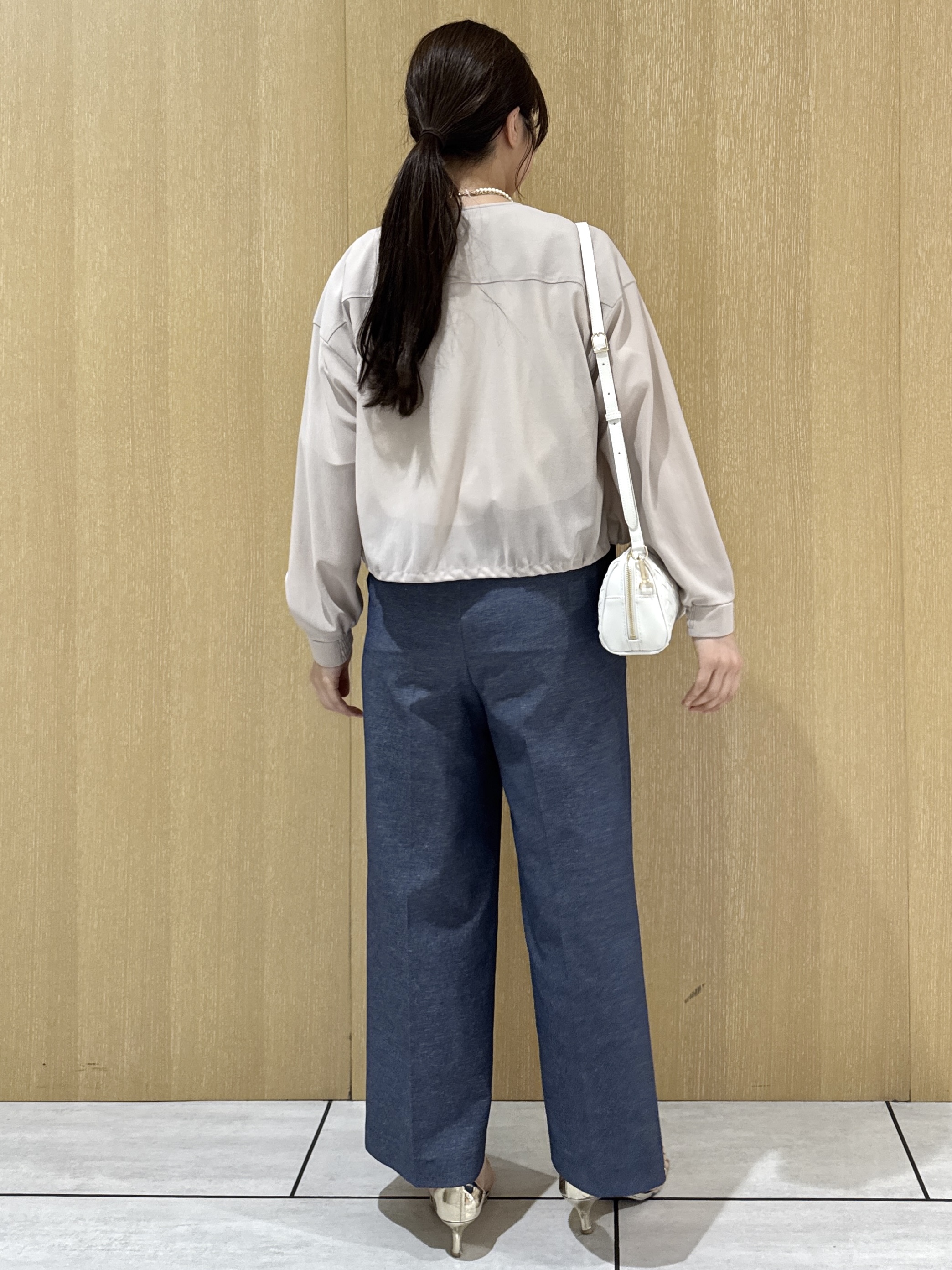 nanaさんの「UNTITLED｜【古畑星夏さん着用/洗える】シアーブルゾン」を使ったコーディネート