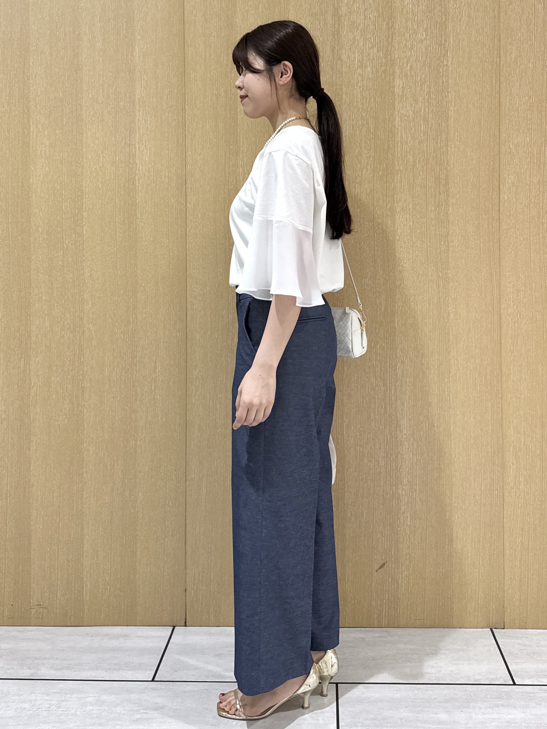 nanaさんの「UNTITLED｜【古畑星夏さん着用/洗える】シアーブルゾン」を使ったコーディネート