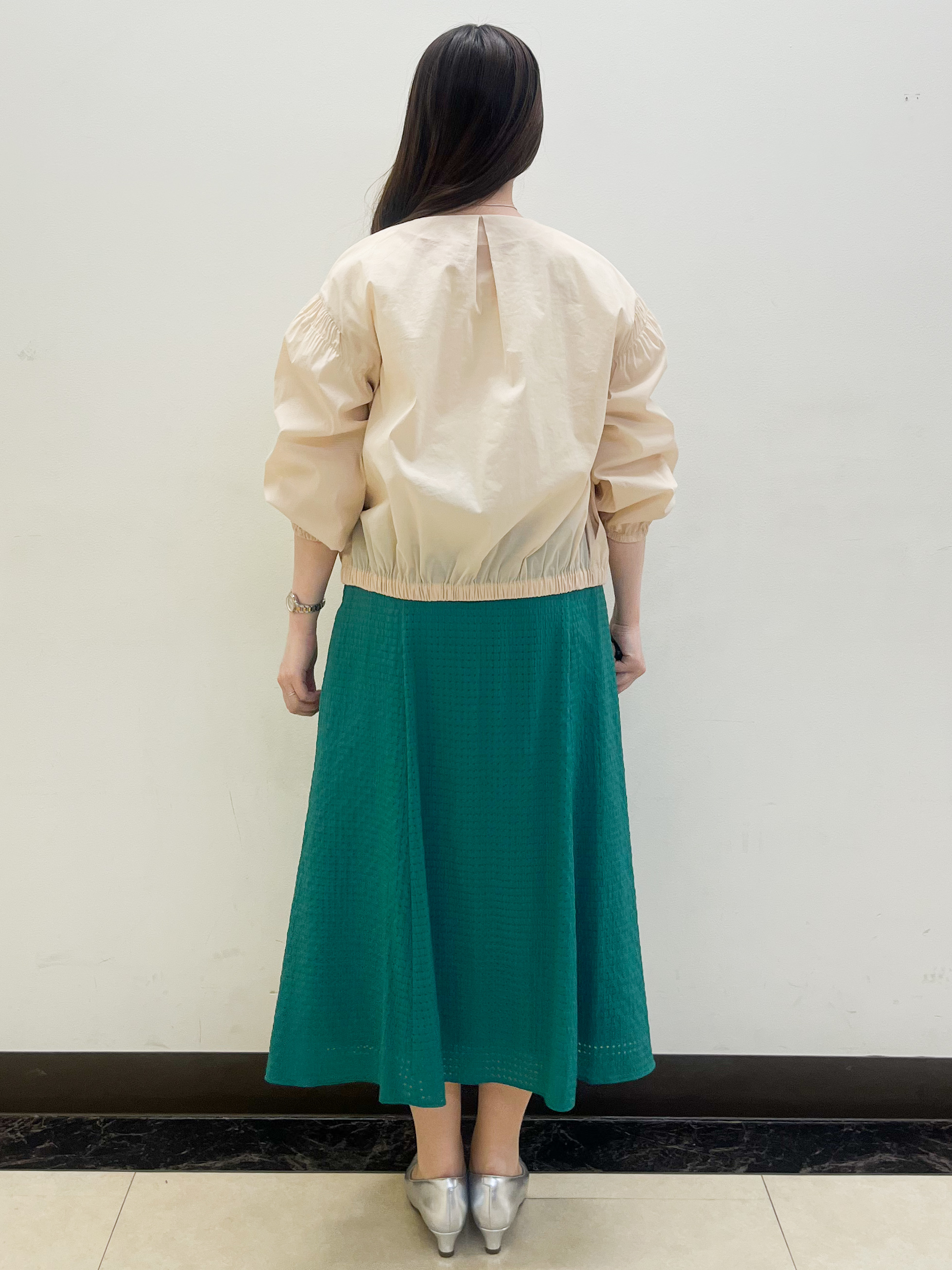 mikikoさんの「Reflect｜フロントファスナーシアーブルゾン」を使ったコーディネート