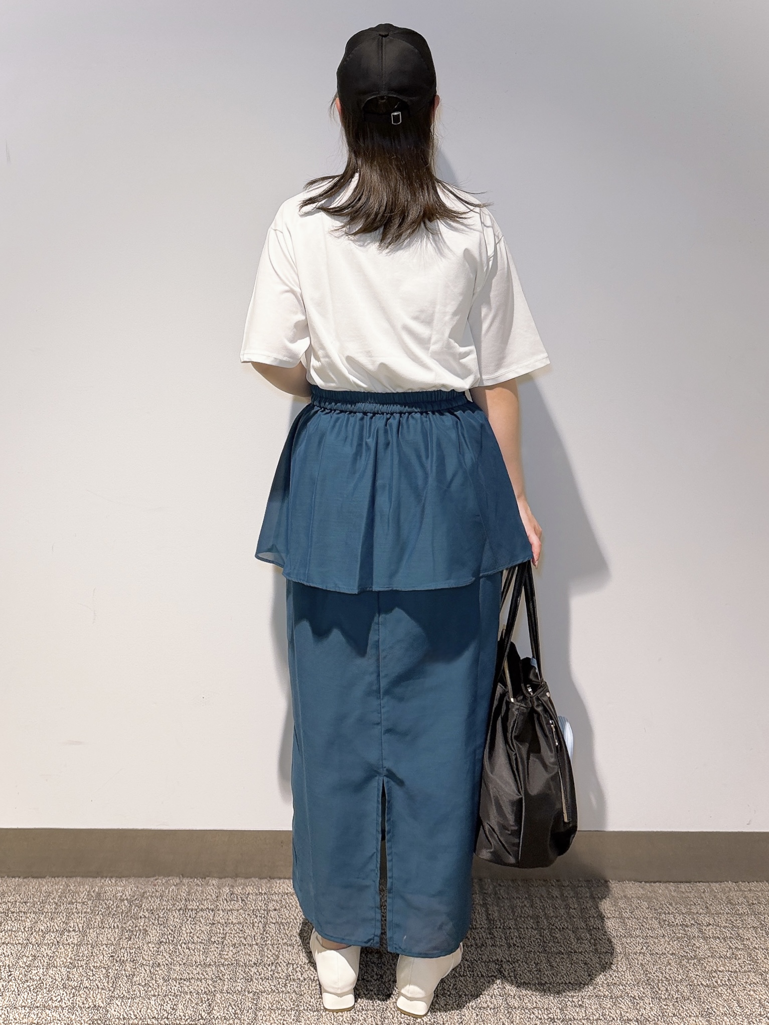 みーさんの「grove｜【UVカット/接触冷感】プリントアソート5分袖Tシャツ」を使ったコーディネート