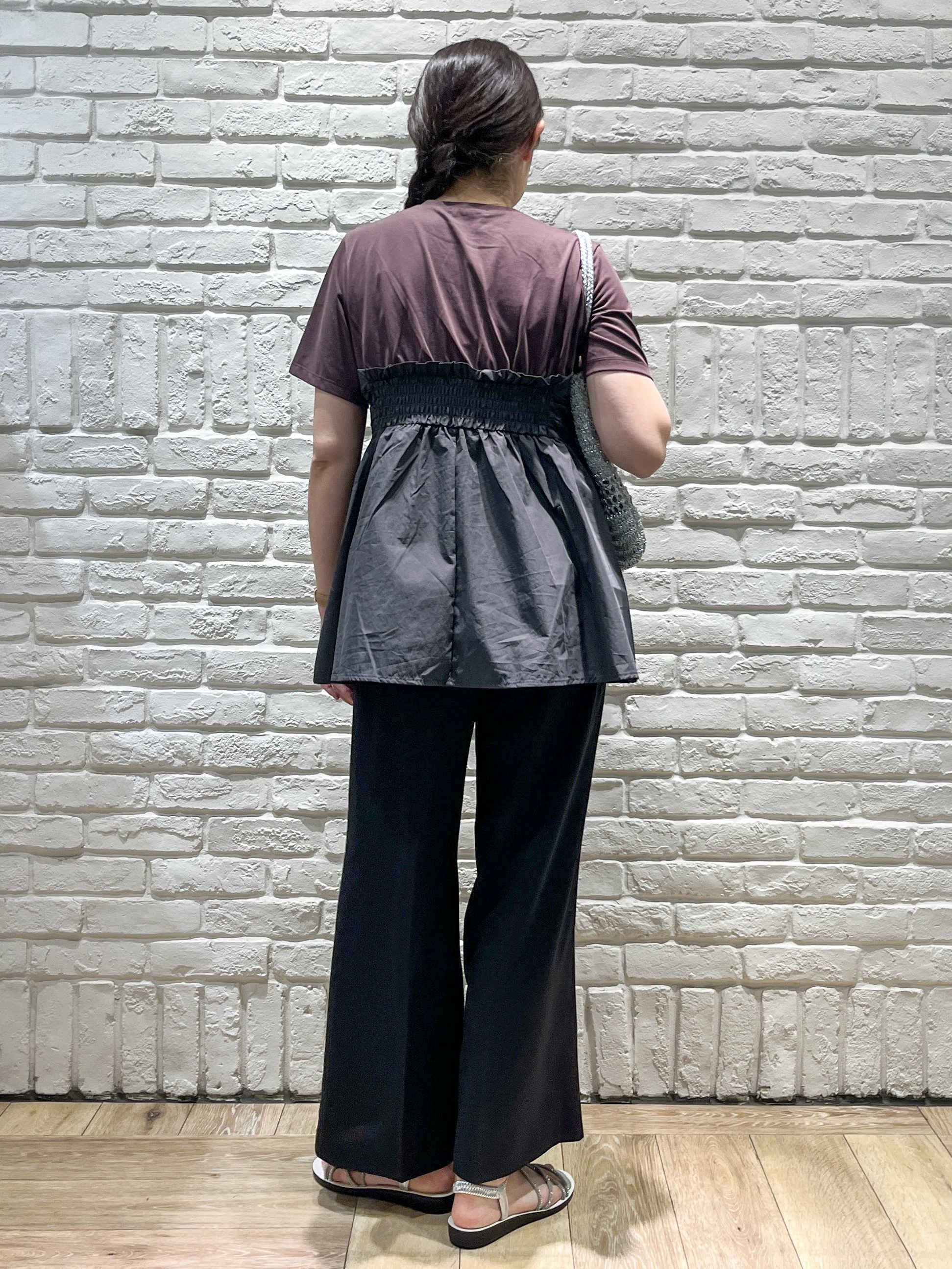 erinaさんの「index｜ビスチェドッキングカットソー【洗濯機OK】」を使ったコーディネート