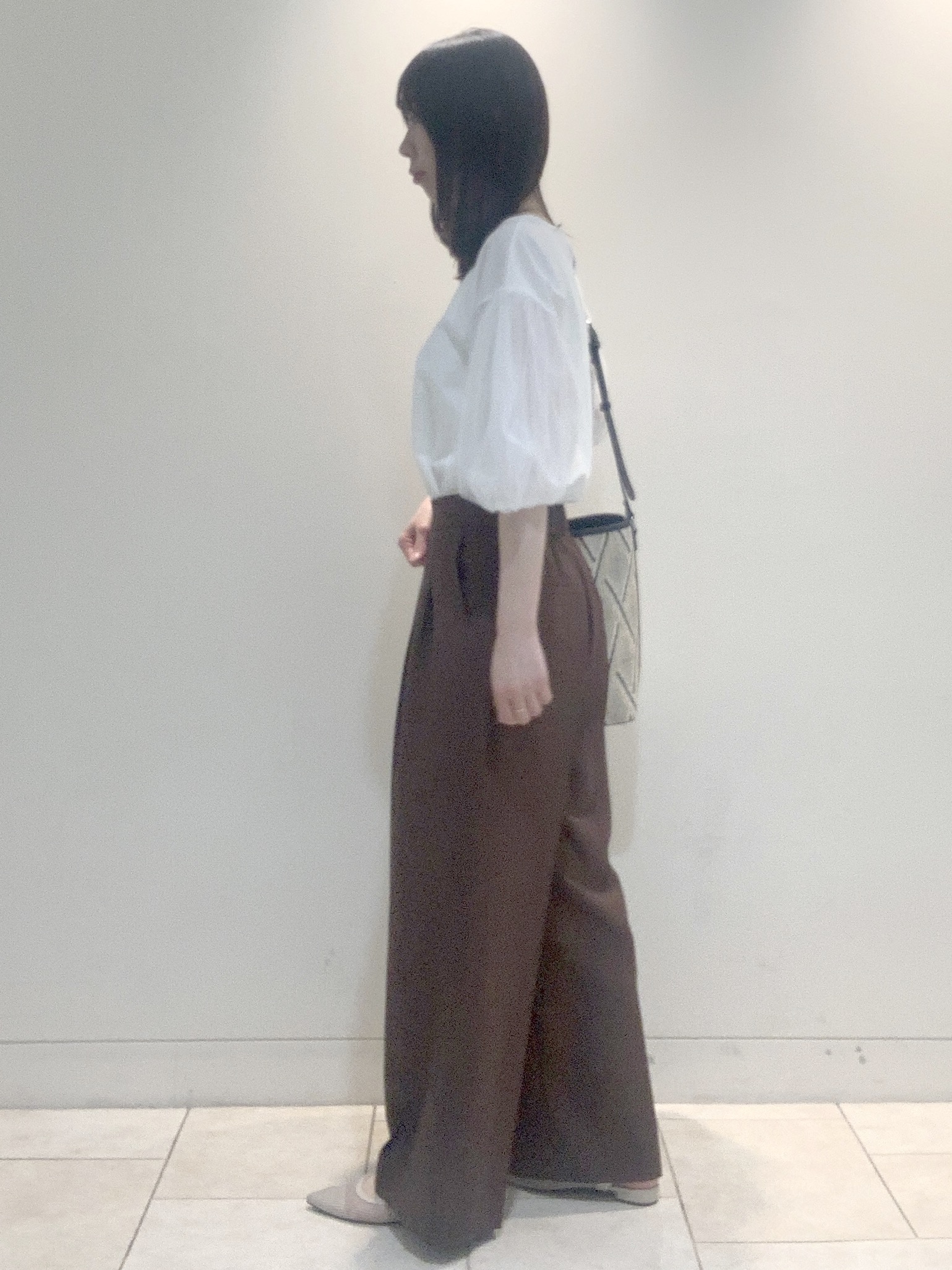 ヤマグチさんの「Reflect｜【UVカット／接触冷感／吸水速乾】チュールスリーブプルオーバー」を使ったコーディネート
