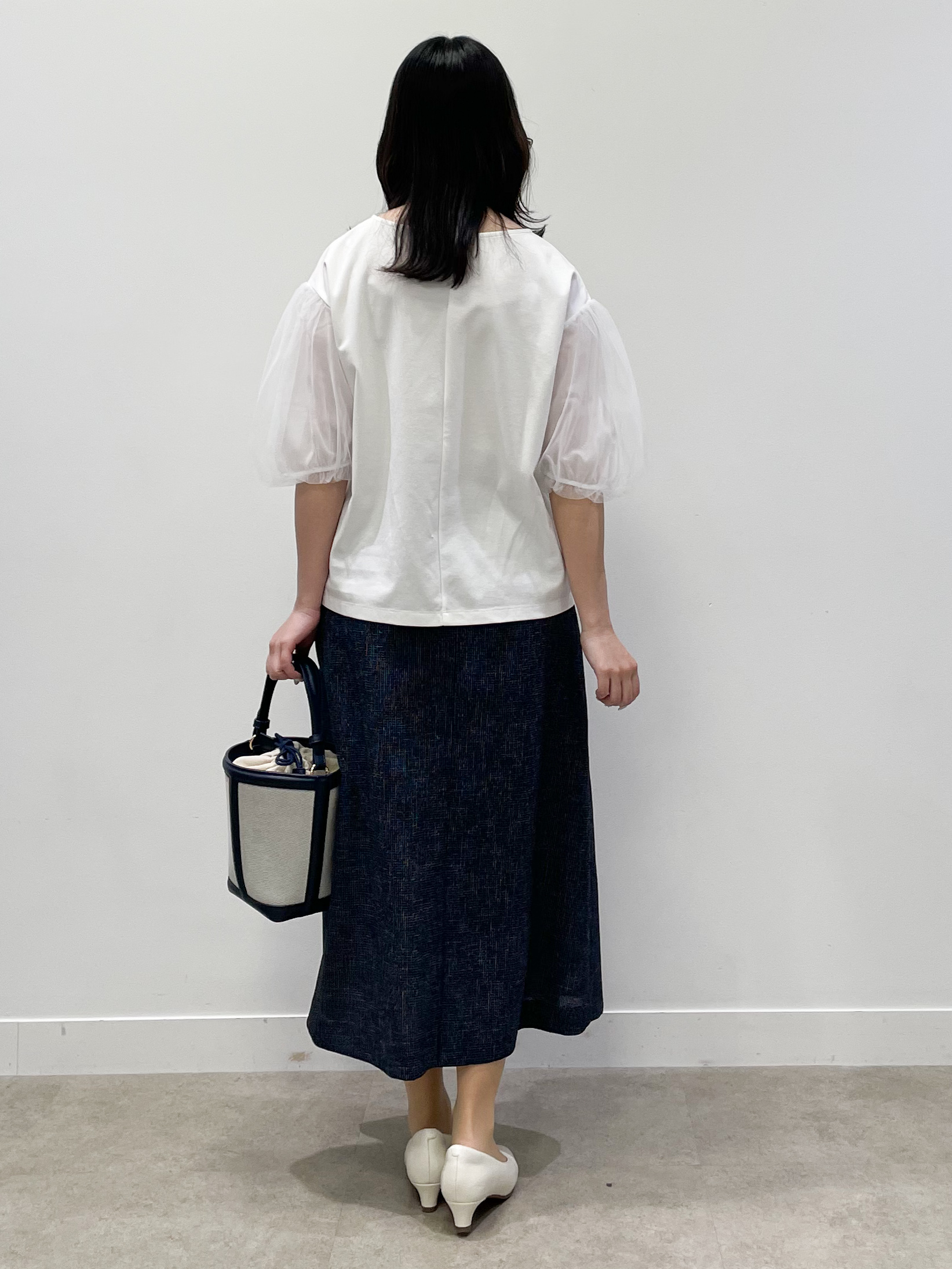 yukariさんの「Reflect｜【UVカット／接触冷感／吸水速乾】チュールスリーブプルオーバー」を使ったコーディネート