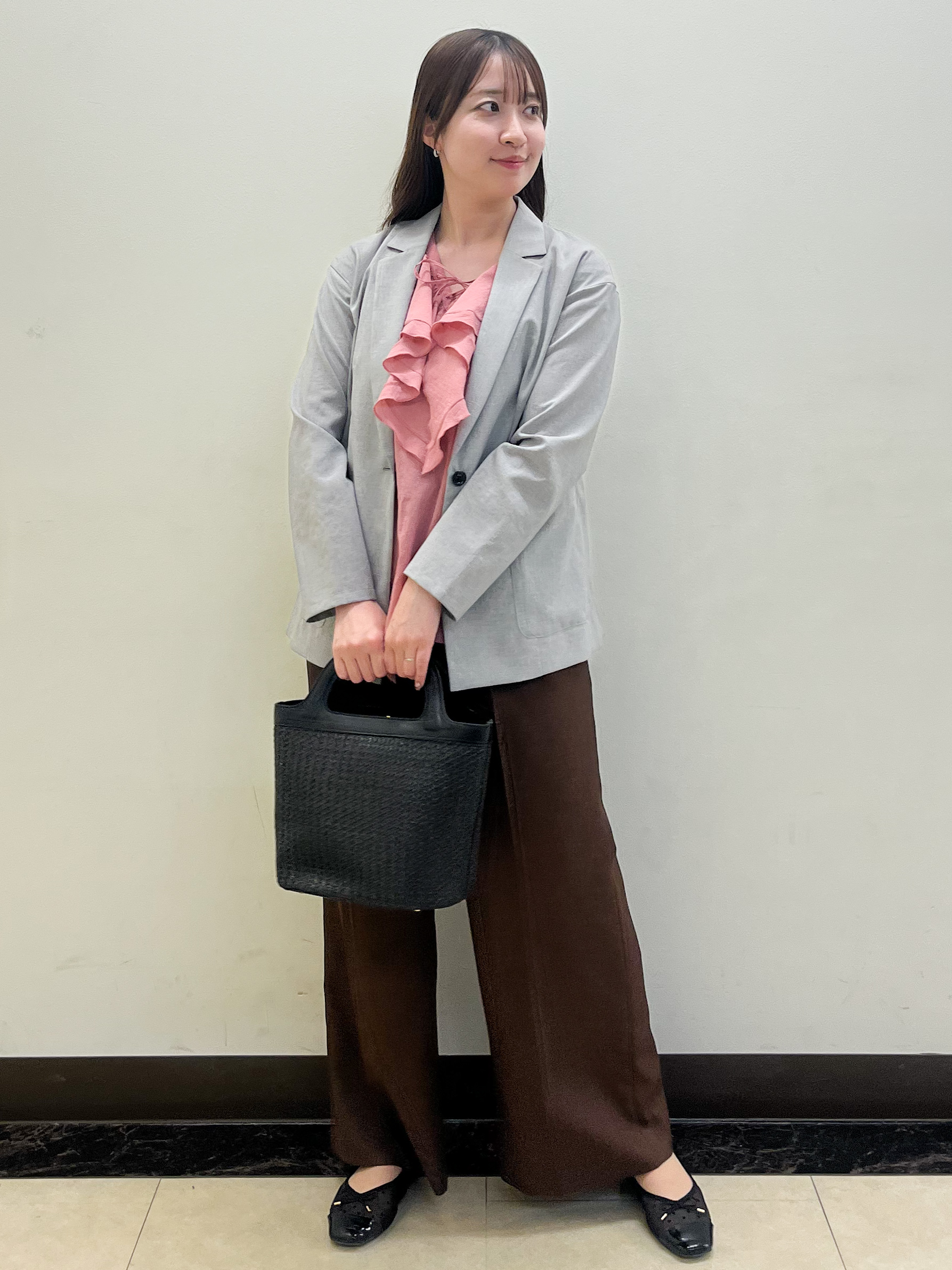 mikikoさんの「Reflect｜【SS-4Lサイズ／接触冷感／シワになりにくい】リラクシーテーラードジャケット」を使ったコーディネート
