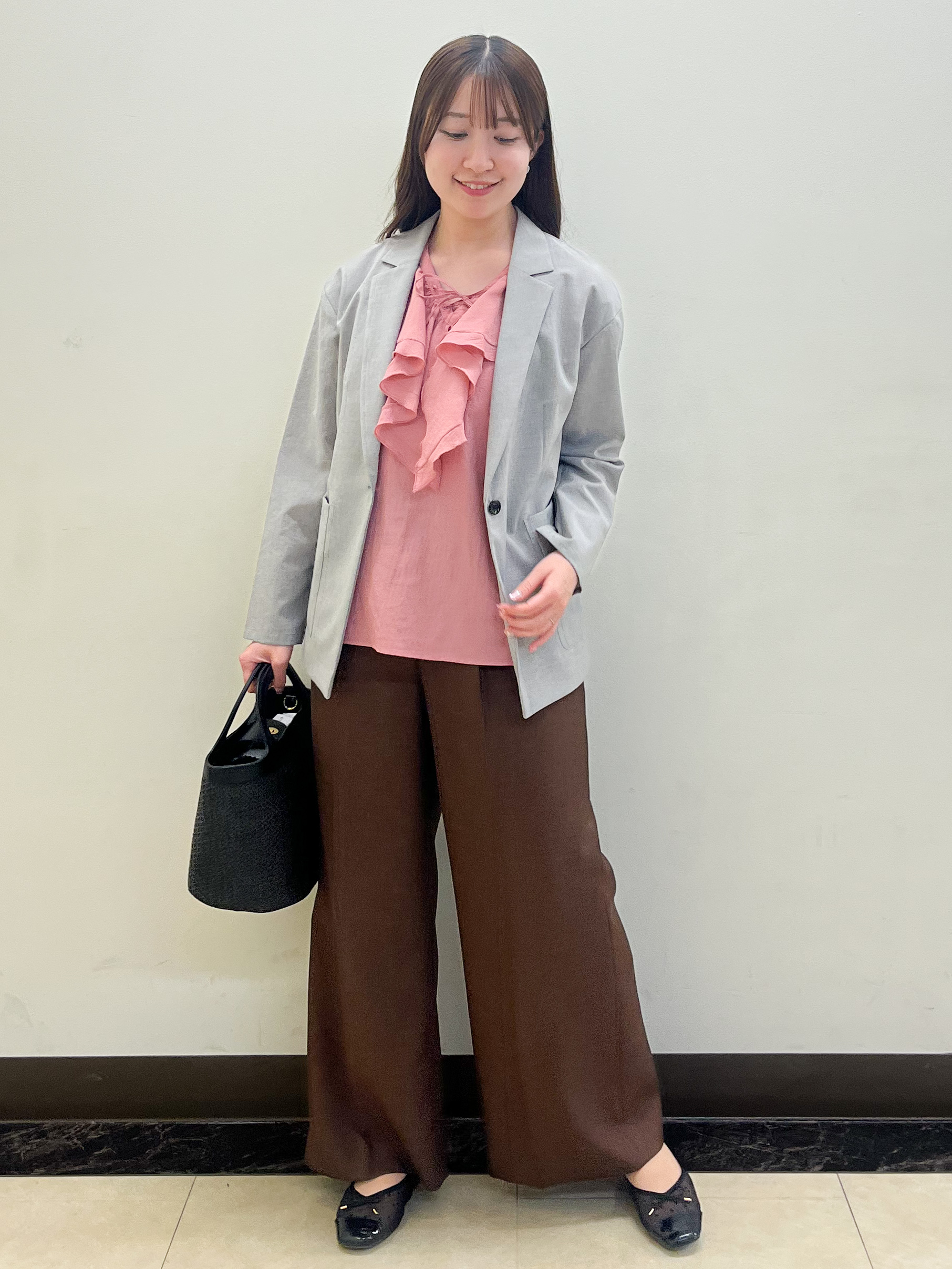 mikikoさんの「Reflect｜【SS-4Lサイズ／接触冷感／シワになりにくい】リラクシーテーラードジャケット」を使ったコーディネート