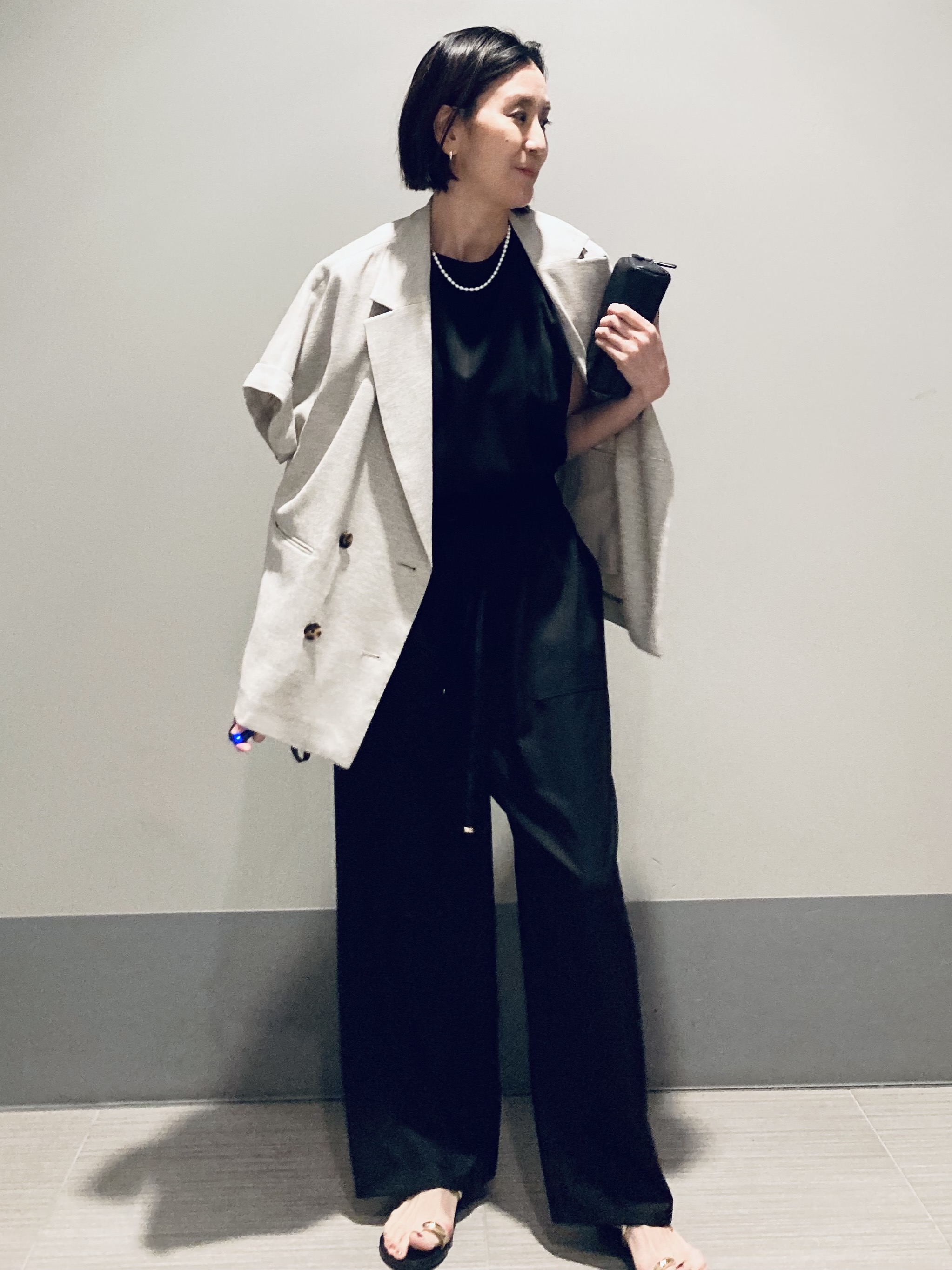 Furuさんの「DRESSTERIOR｜【ウォッシャブル】フレンチスリーブ コンビネゾン」を使ったコーディネート