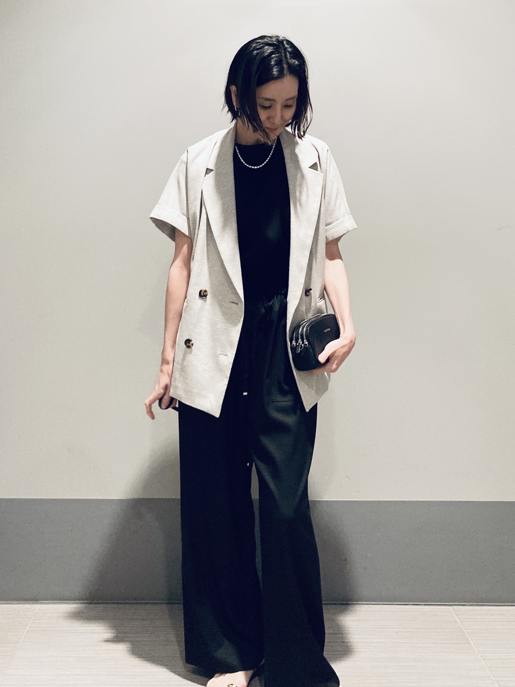 Furuさんの「DRESSTERIOR｜【ウォッシャブル】フレンチスリーブ コンビネゾン」を使ったコーディネート