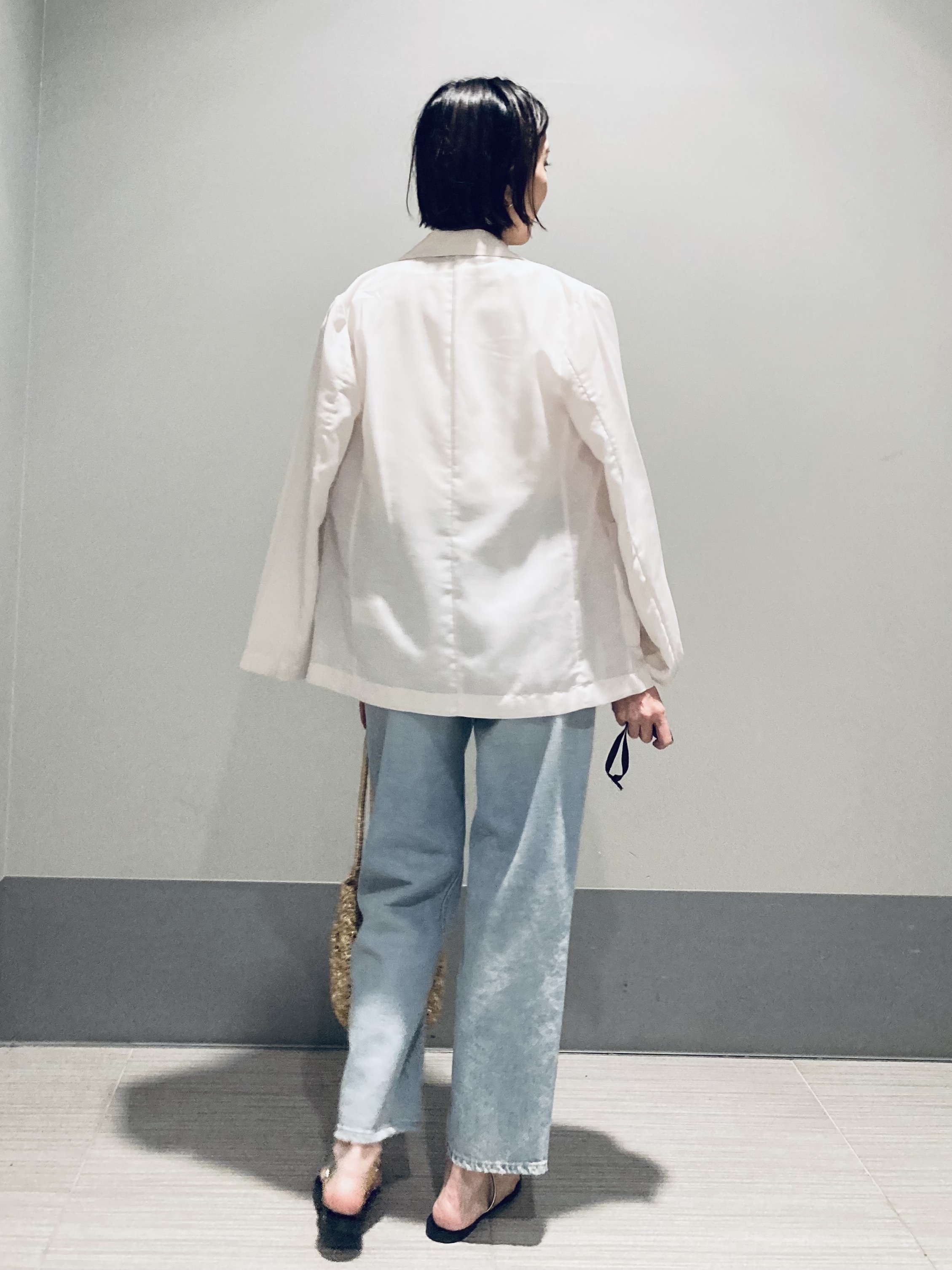 Furuさんの「DRESSTERIOR｜【接触冷感／抗菌防臭／消臭】アイスクリアコットンフレンチスリーブT」を使ったコーディネート