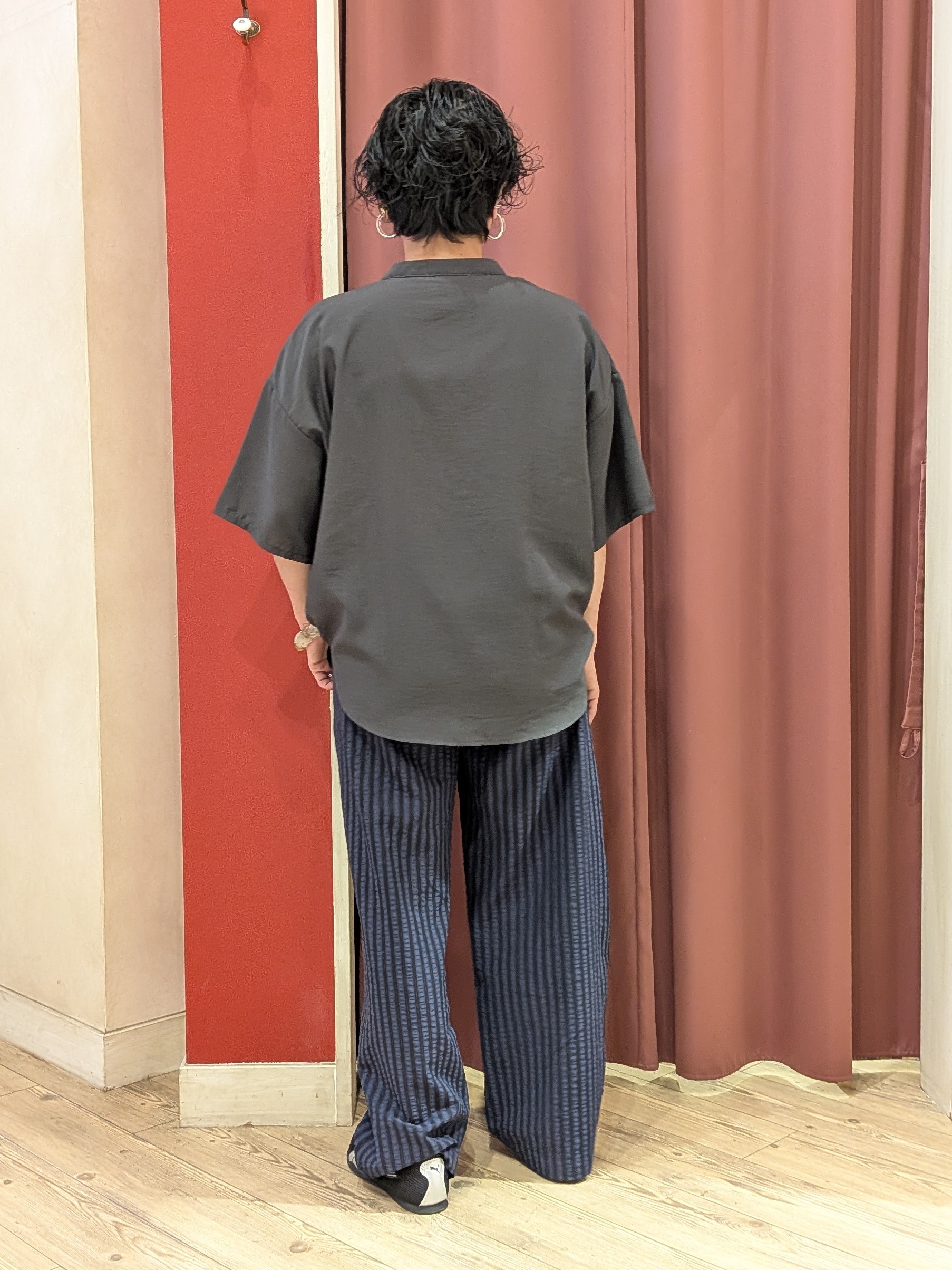 cameさんの「SHOO･LA･RUE｜【洗濯機可/S-LL】大人の抜け感 ゆるっと5分袖シャツ」を使ったコーディネート