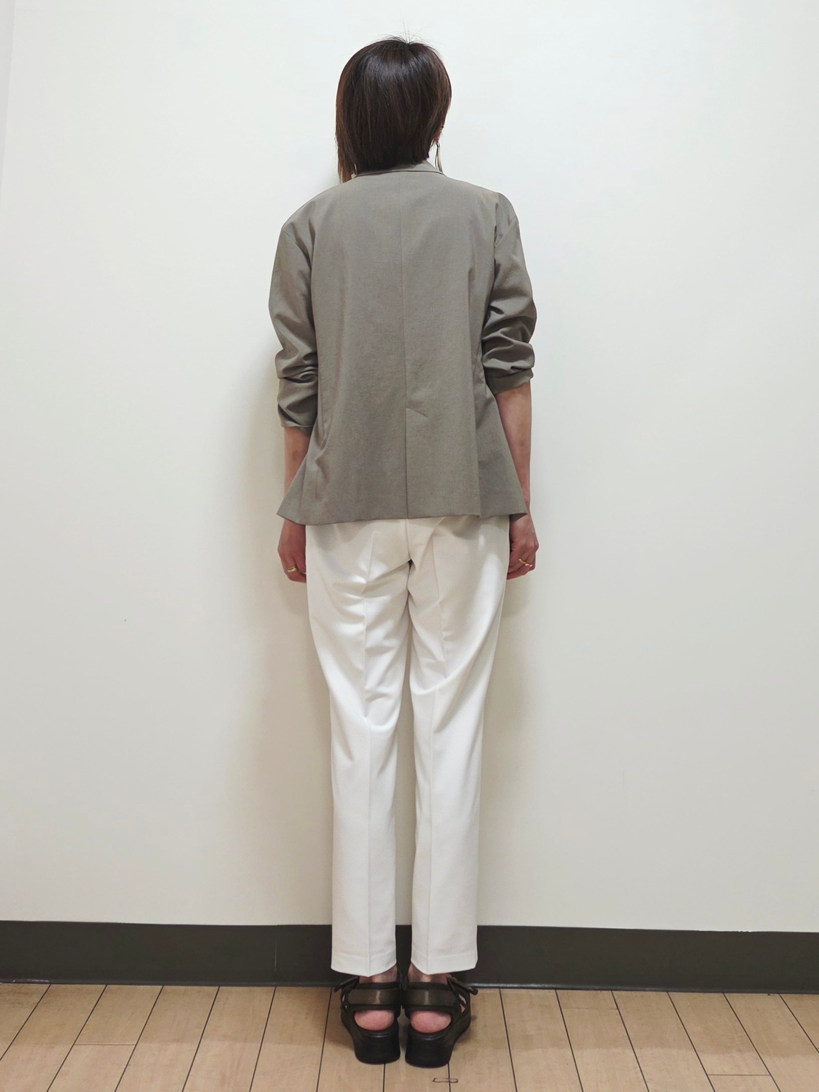 yuuさんの「Reflect｜【SS-4Lサイズ／接触冷感／シワになりにくい】リラクシーテーラードジャケット」を使ったコーディネート