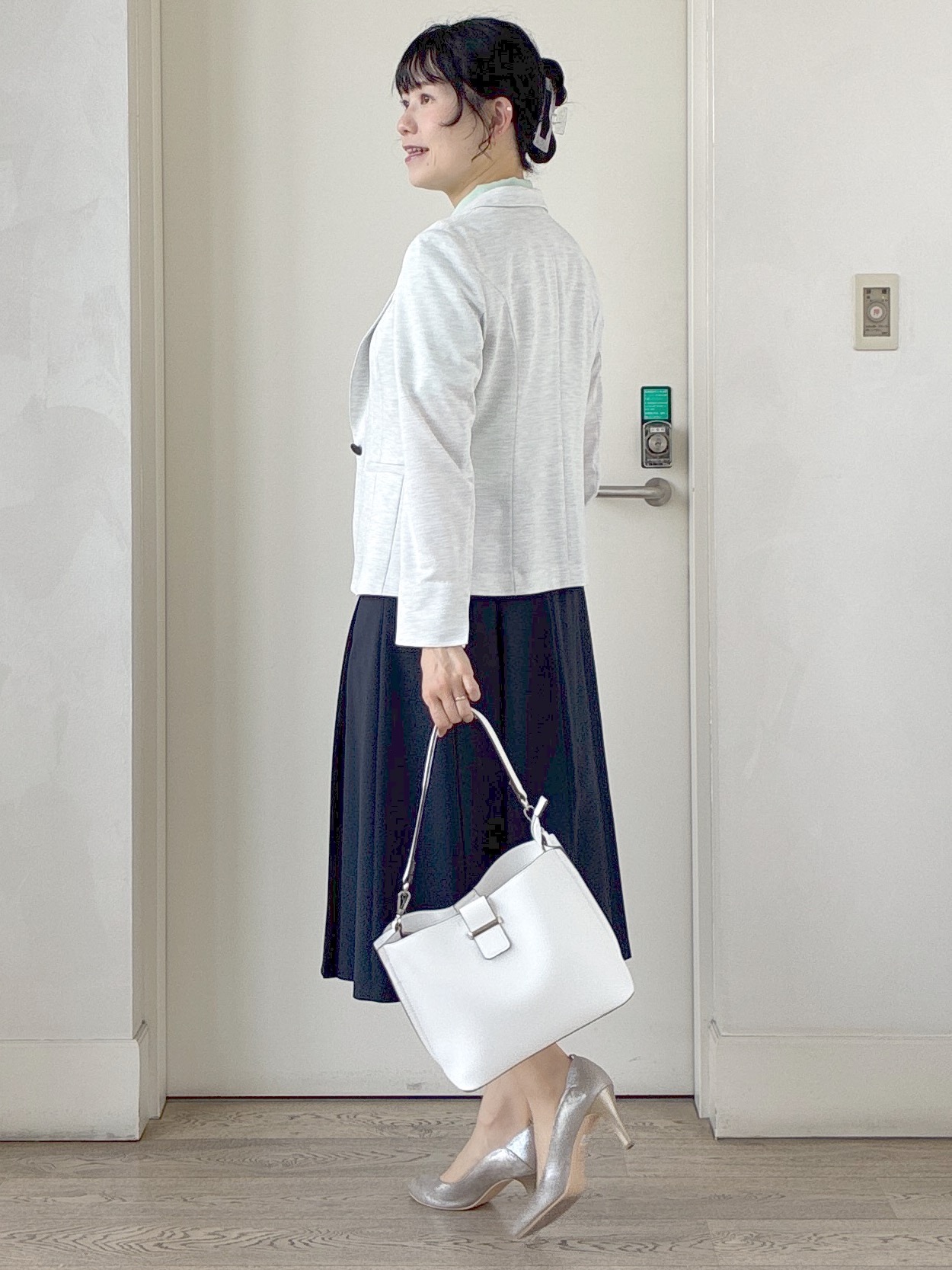  beni_gingerさんの「Reflect｜【SS-4Lサイズ／UVカット／接触冷感】匠ジャケット／ベーシックテーラード」を使ったコーディネート