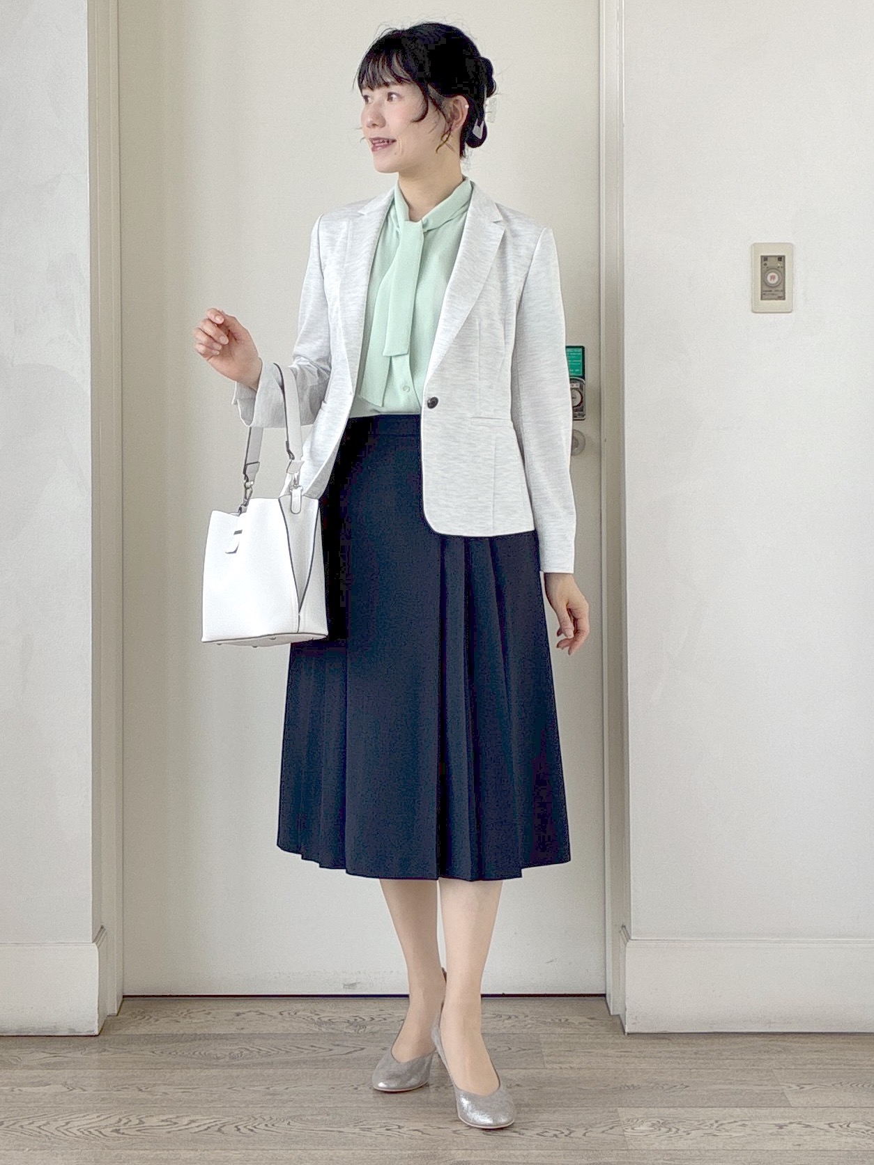  beni_gingerさんの「Reflect｜【SS-4Lサイズ／UVカット／接触冷感】匠ジャケット／ベーシックテーラード」を使ったコーディネート