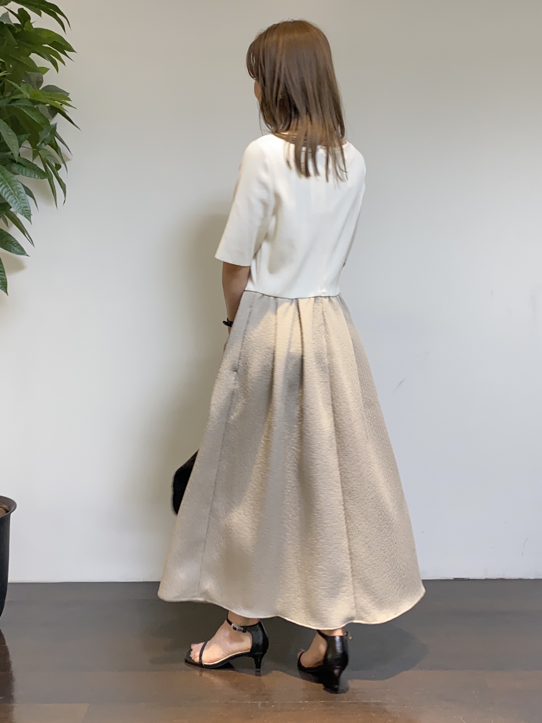 tomoさんの「UNTITLED｜【古畑星夏さん着用/洗える】シアーブルゾン」を使ったコーディネート