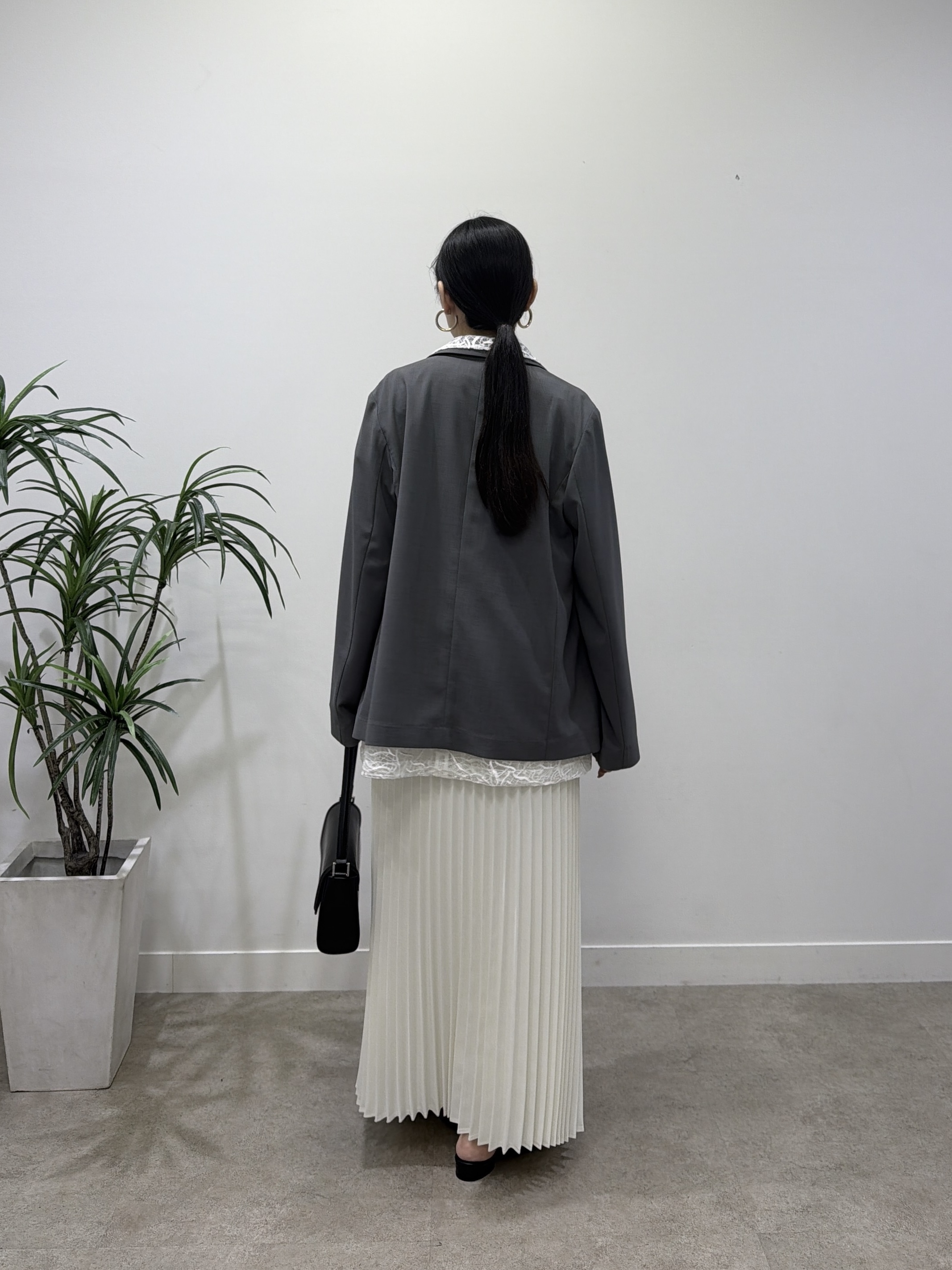 rinaさんの「INDIVI｜レーステーラードジャケット」を使ったコーディネート