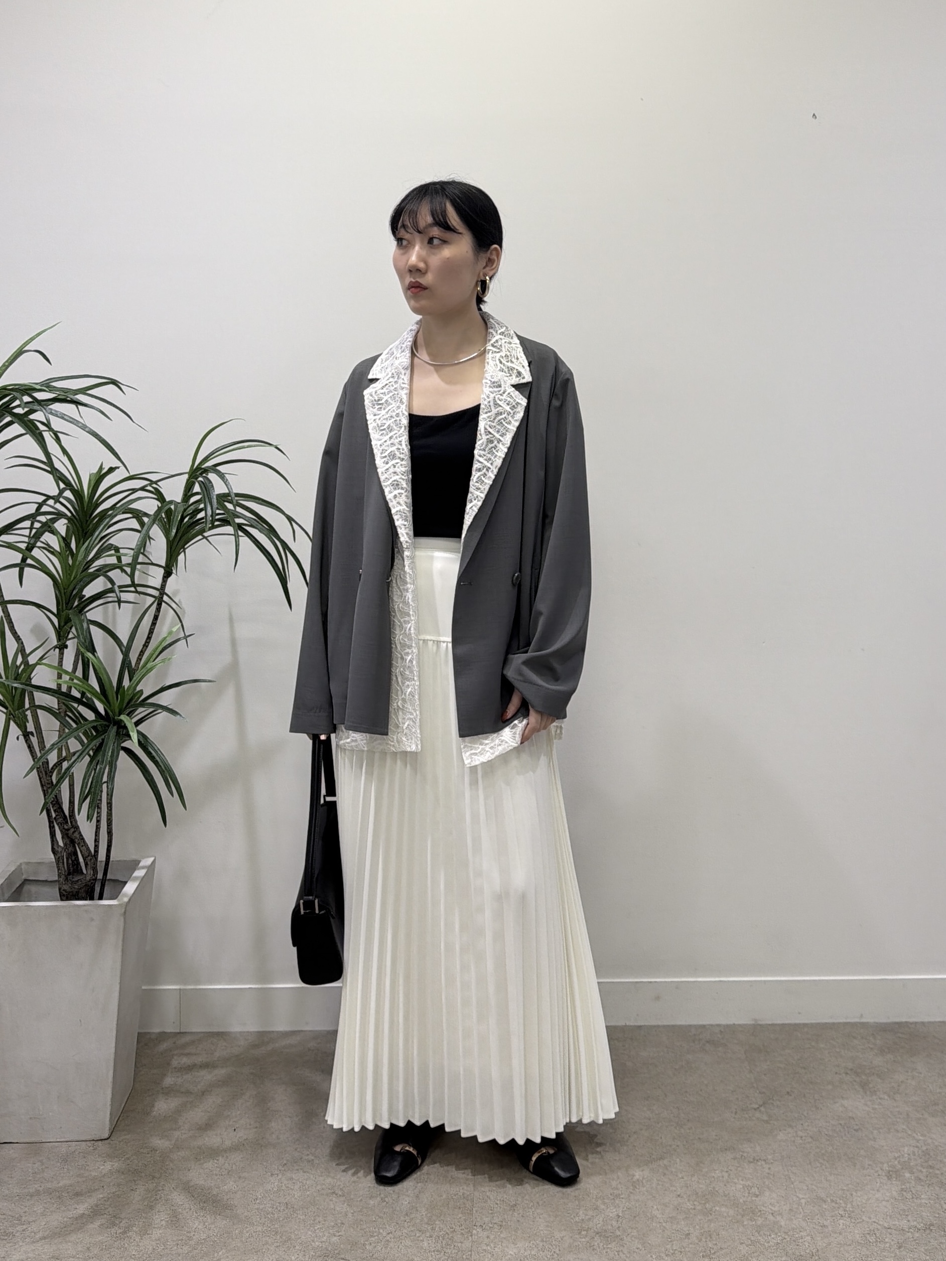 rinaさんの「INDIVI｜レーステーラードジャケット」を使ったコーディネート