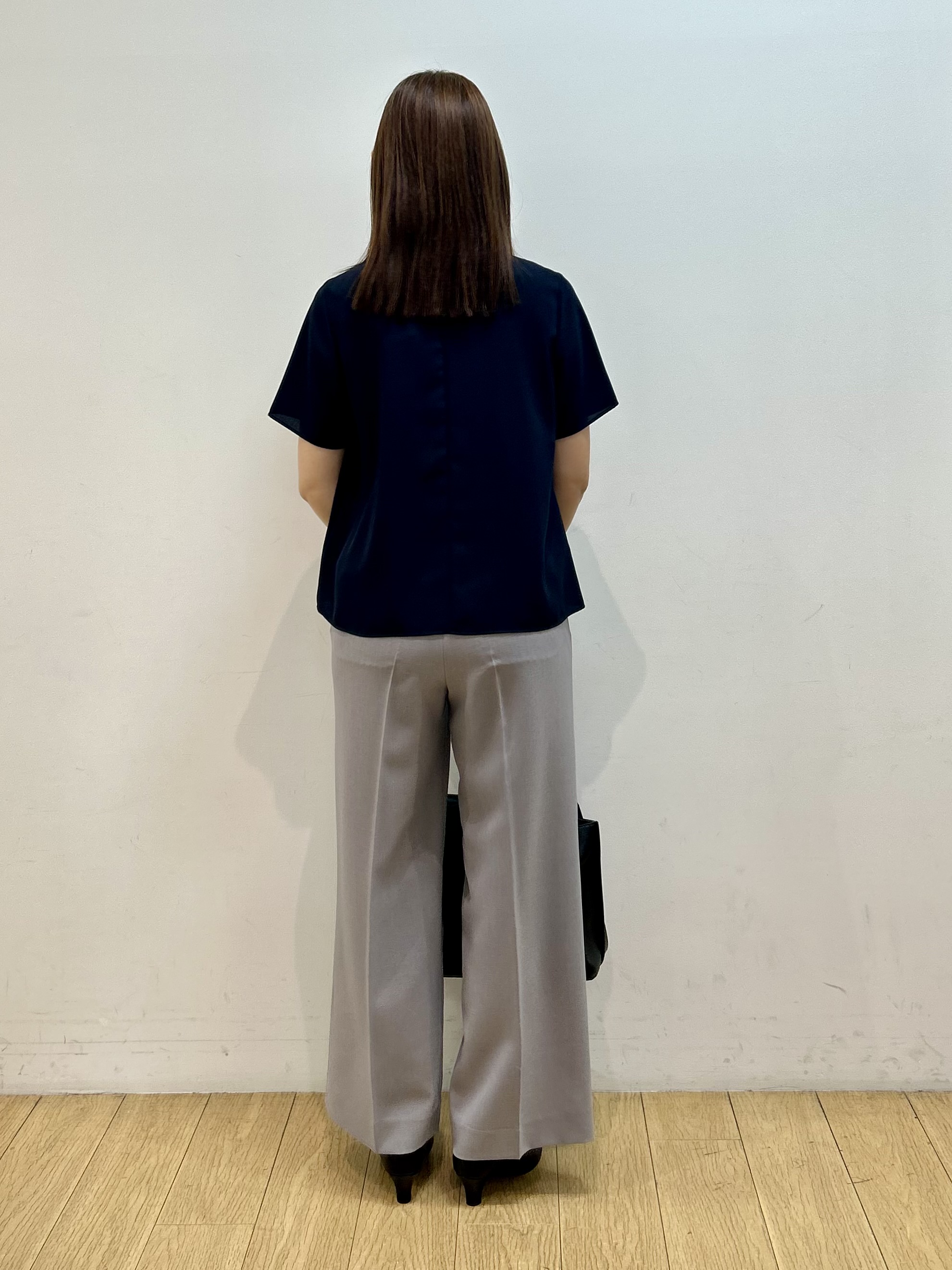 kozueさんの「INDIVI｜【定番スーツ／UVケア／洗える】ウール調テーラードジャケット」を使ったコーディネート
