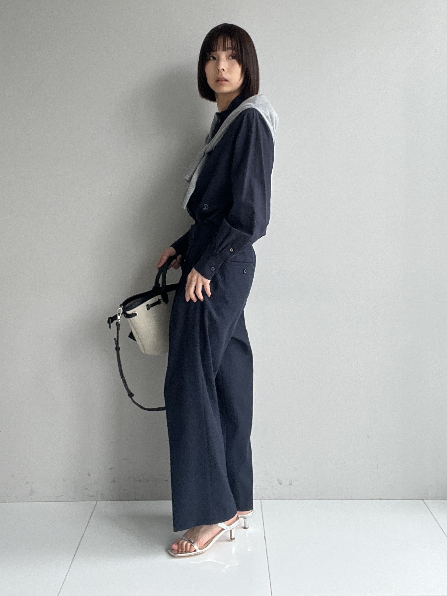 misaさんの「DRESSTERIOR｜【otonaMUSE5月号掲載】キャンバス&times;レザーバッグ」を使ったコーディネート