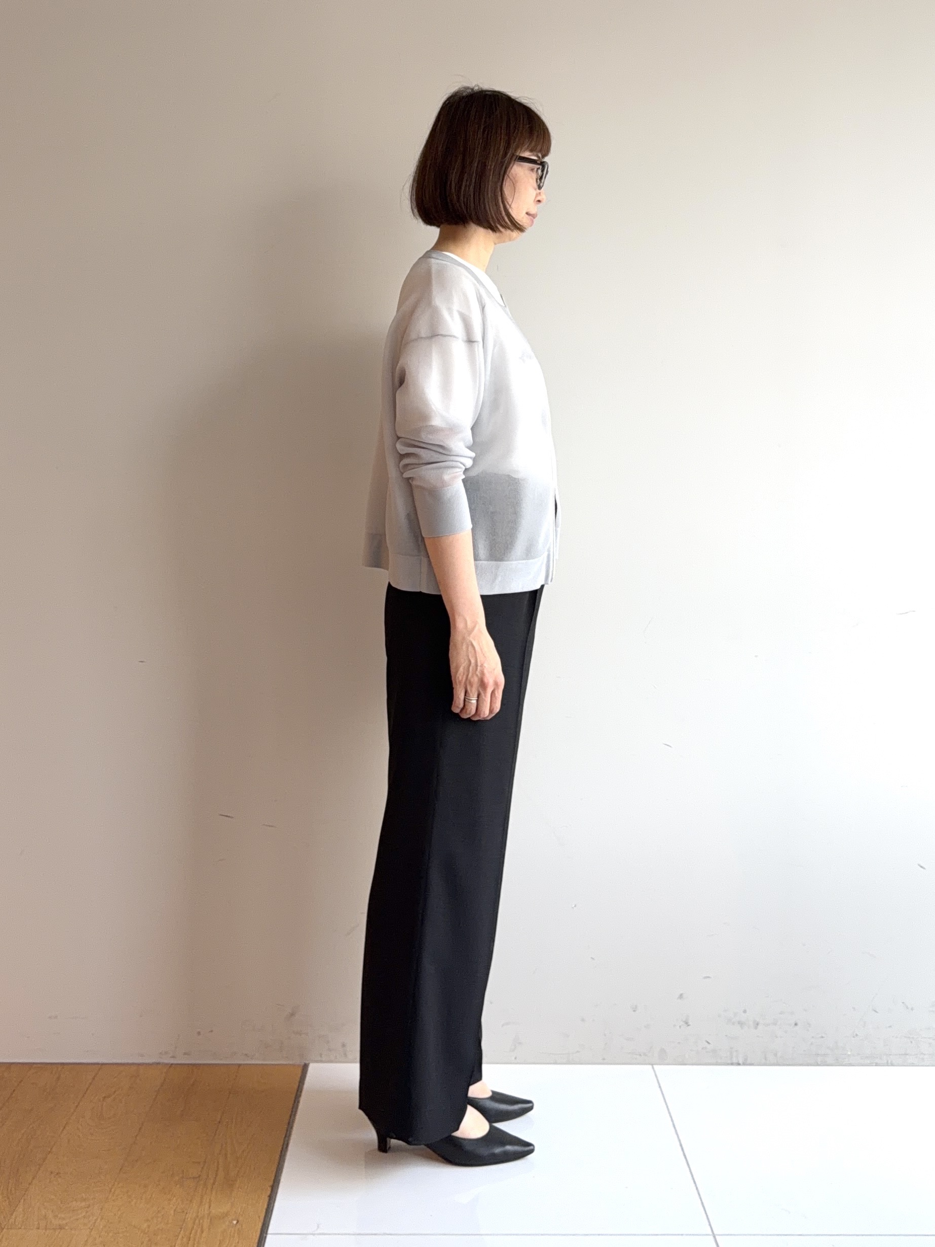 murayamaさんの「INDIVI｜【UVケア／選べるグラフィック】スムースジャージTシャツ」を使ったコーディネート
