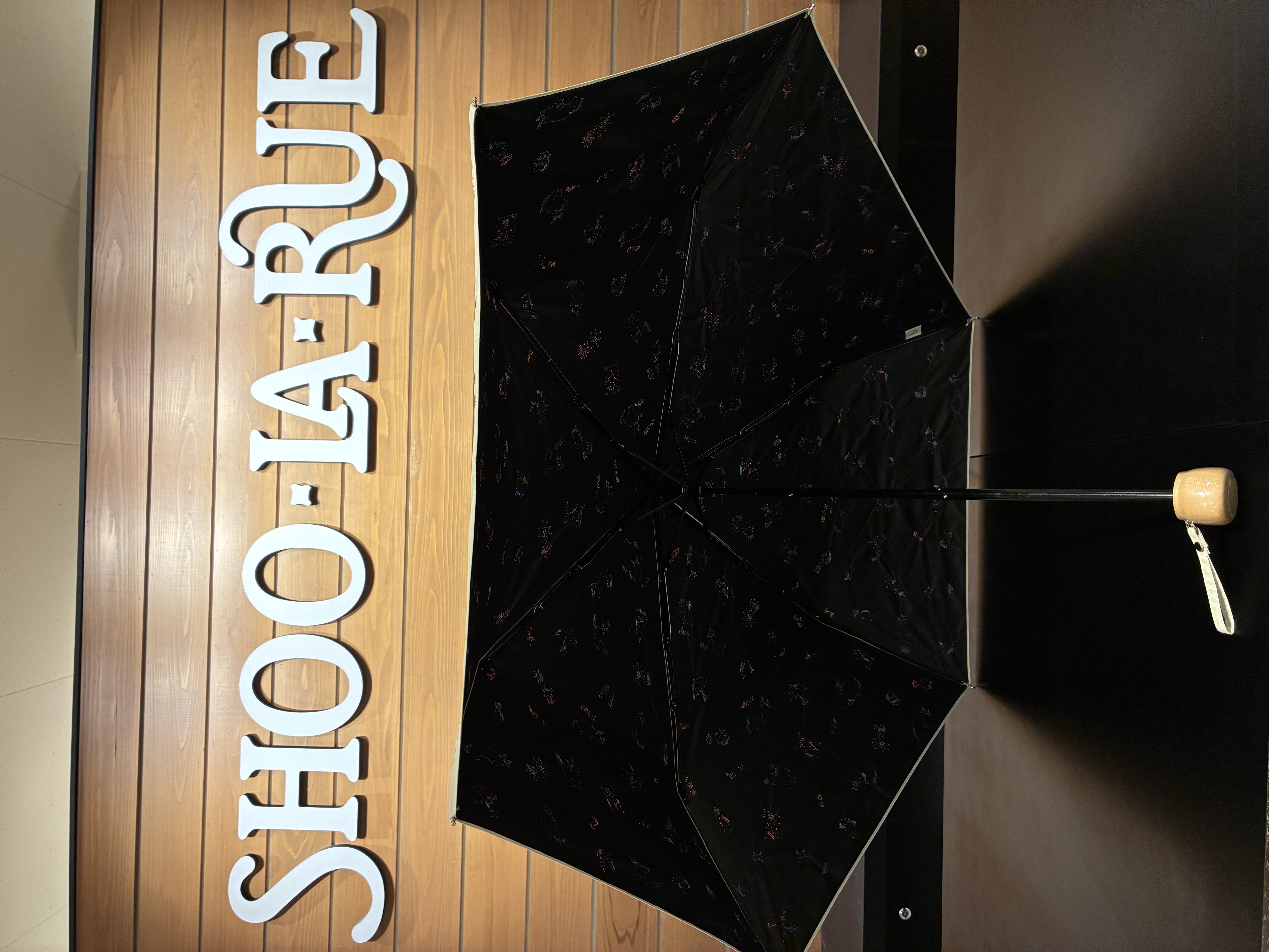 kuruさんの「SHOO･LA･RUE｜【晴雨兼用】ミニサニーキャット刺繍折りたたみ傘【because】」を使ったコーディネート