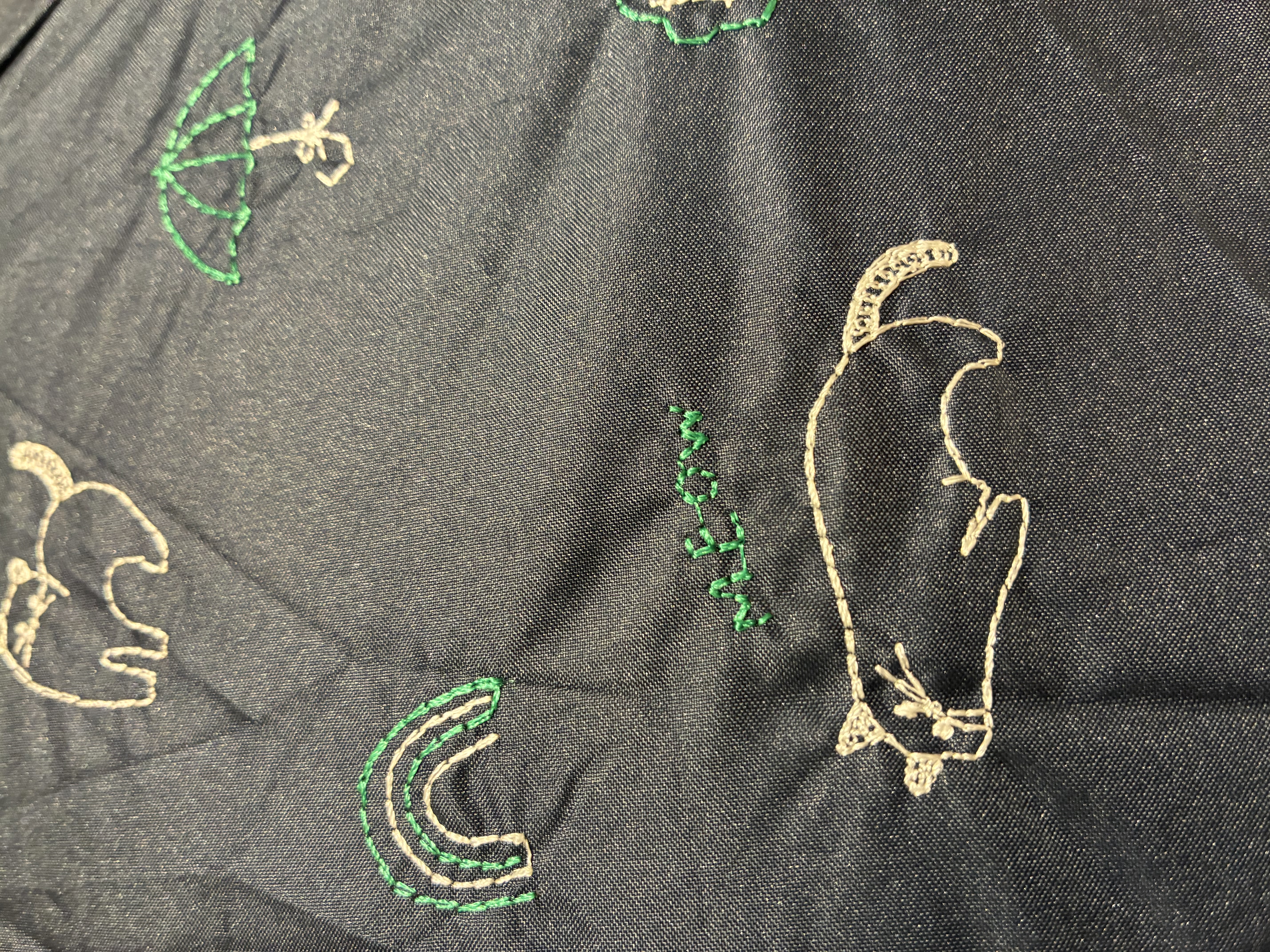 kuruさんの「SHOO･LA･RUE｜【晴雨兼用】ミニサニーキャット刺繍折りたたみ傘【because】」を使ったコーディネート