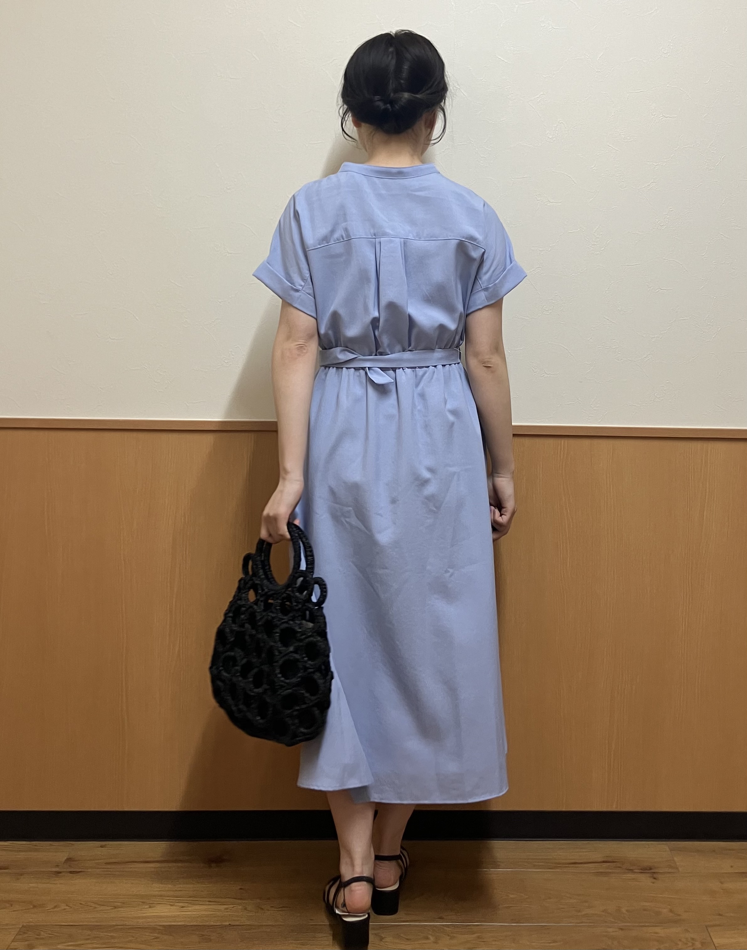 MAYUKIさんの「index｜ダブルポケットスキッパーワンピース【防シワ／洗濯機OK】《XS～3L／6col》」を使ったコーディネート
