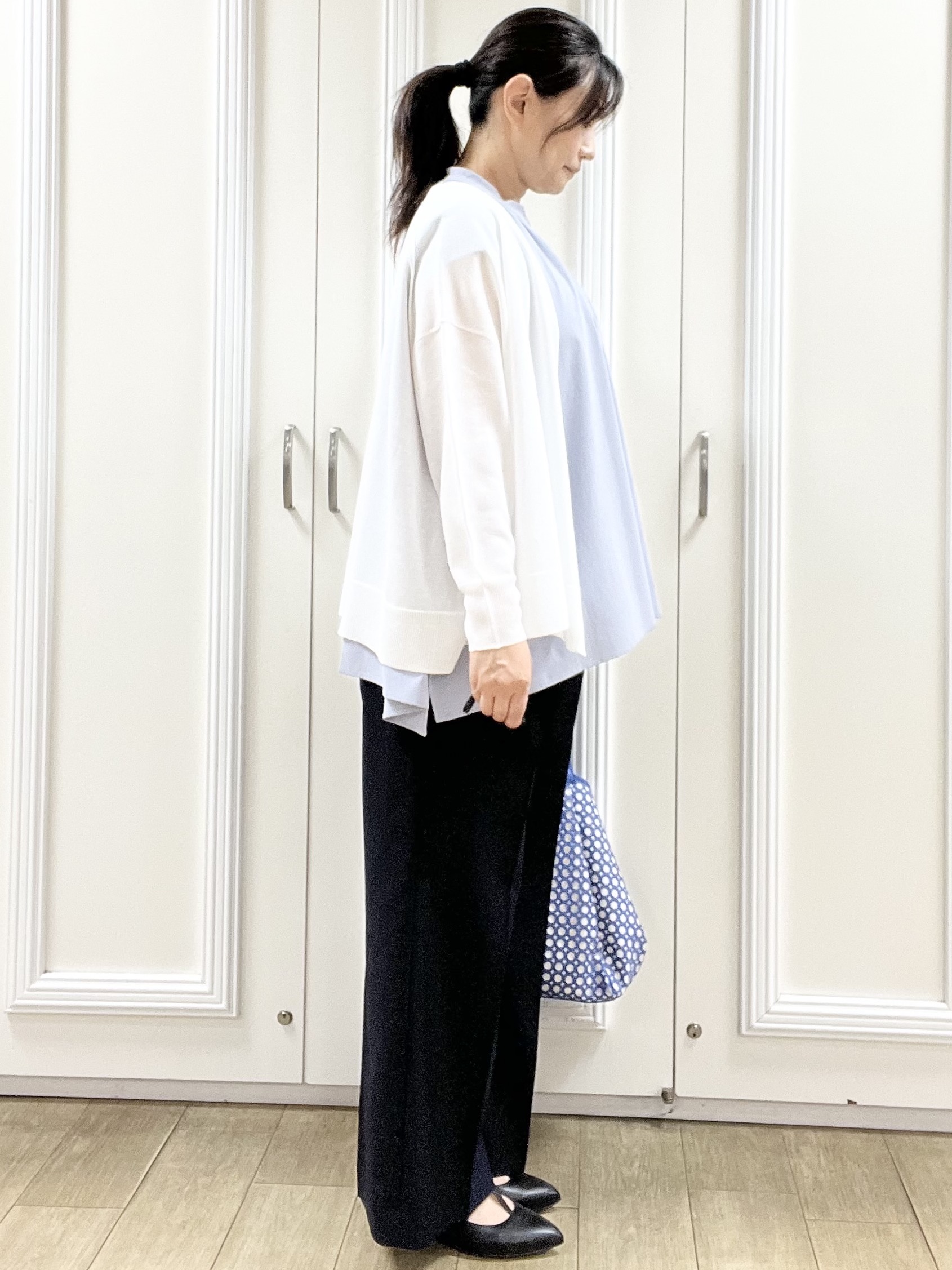 KAOさんの「Reflect｜【冷房対策に◎】すっきり見え着流しカーディガン」を使ったコーディネート