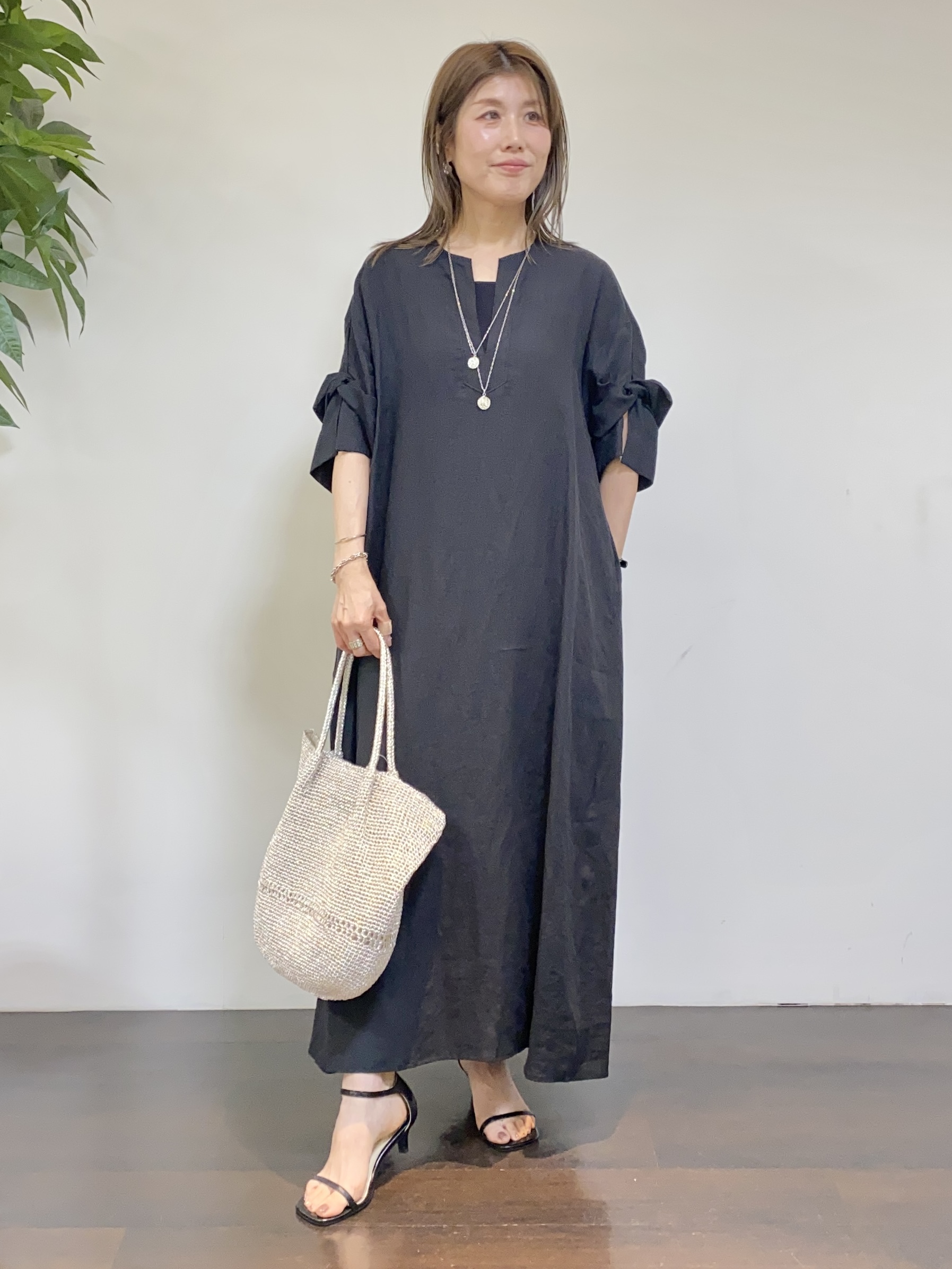 tomoさんの「UNTITLED｜【接触冷感/UVカット/遮熱機能】フライスジャージカーディガン」を使ったコーディネート