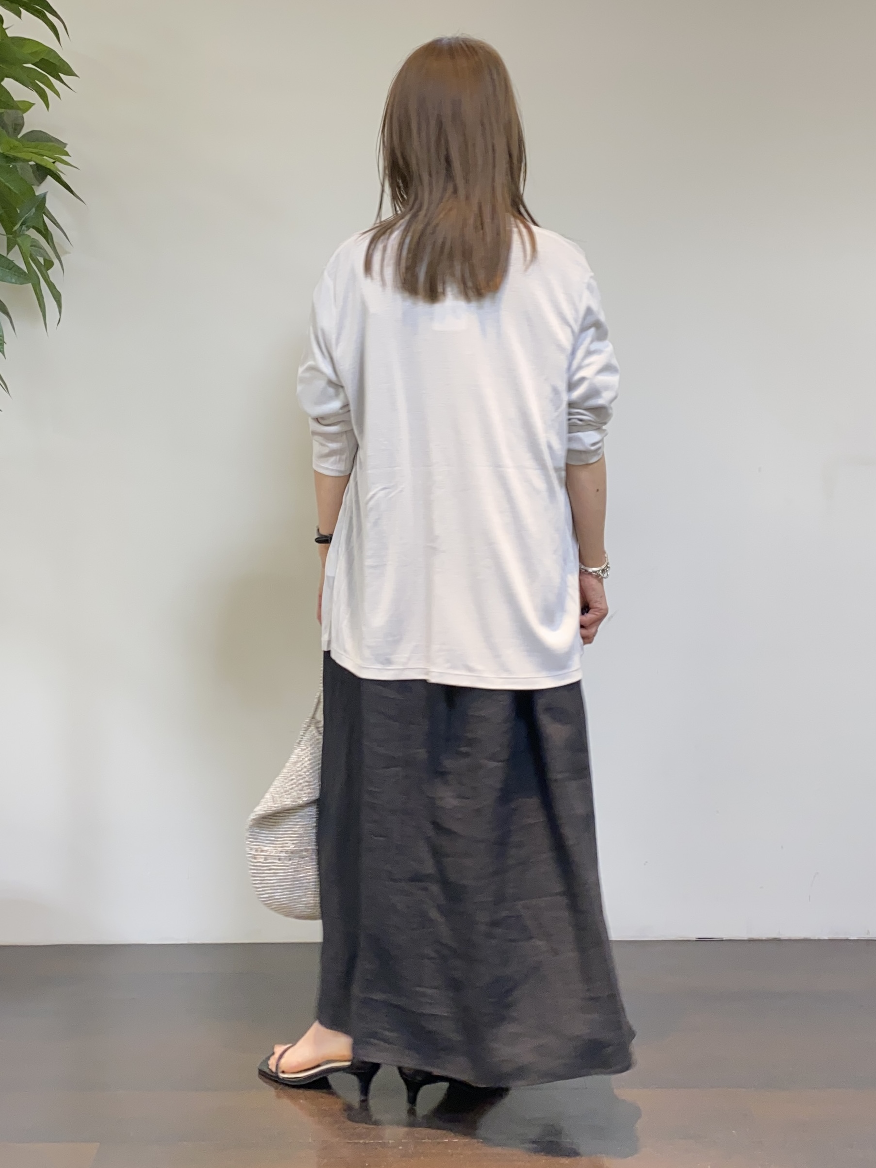 tomoさんの「UNTITLED｜【接触冷感/UVカット/遮熱機能】フライスジャージカーディガン」を使ったコーディネート