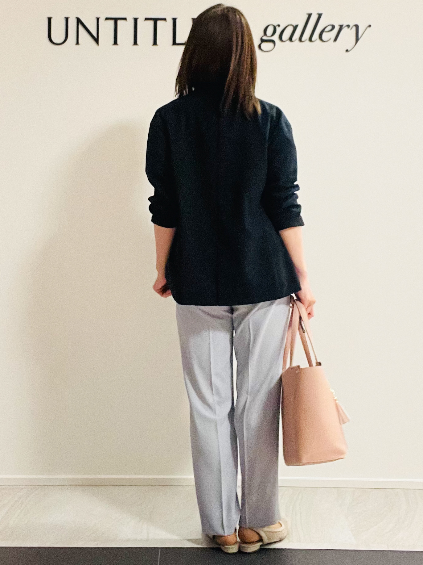 めいさんの「UNTITLED｜【UVカット／接触冷感／セットアップ可】センタープレステーパードパンツ」を使ったコーディネート