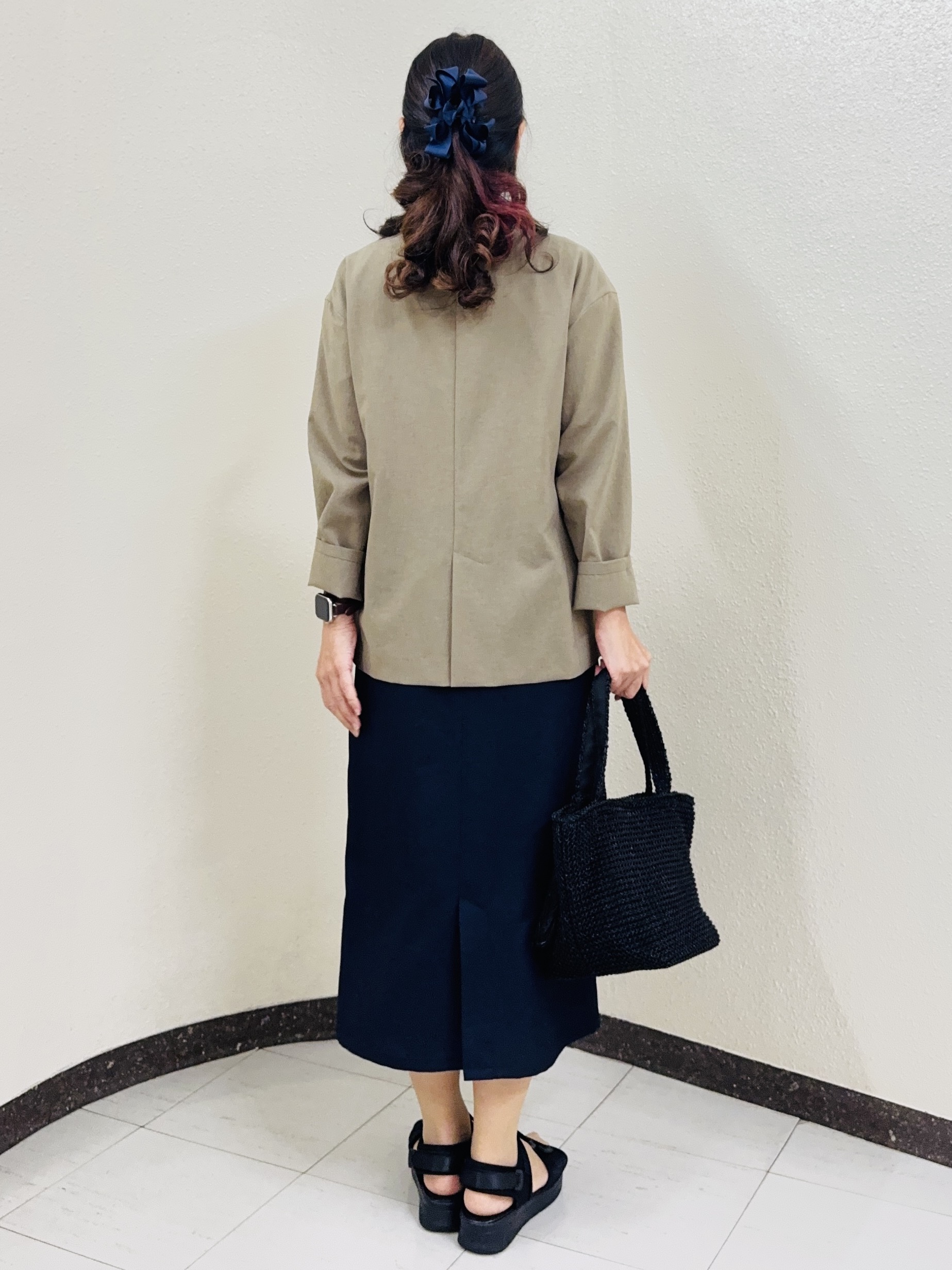 ⭐︎Eimi⭐︎さんの「Reflect｜【SS-4Lサイズ／接触冷感／シワになりにくい】リラクシーテーラードジャケット」を使ったコーディネート