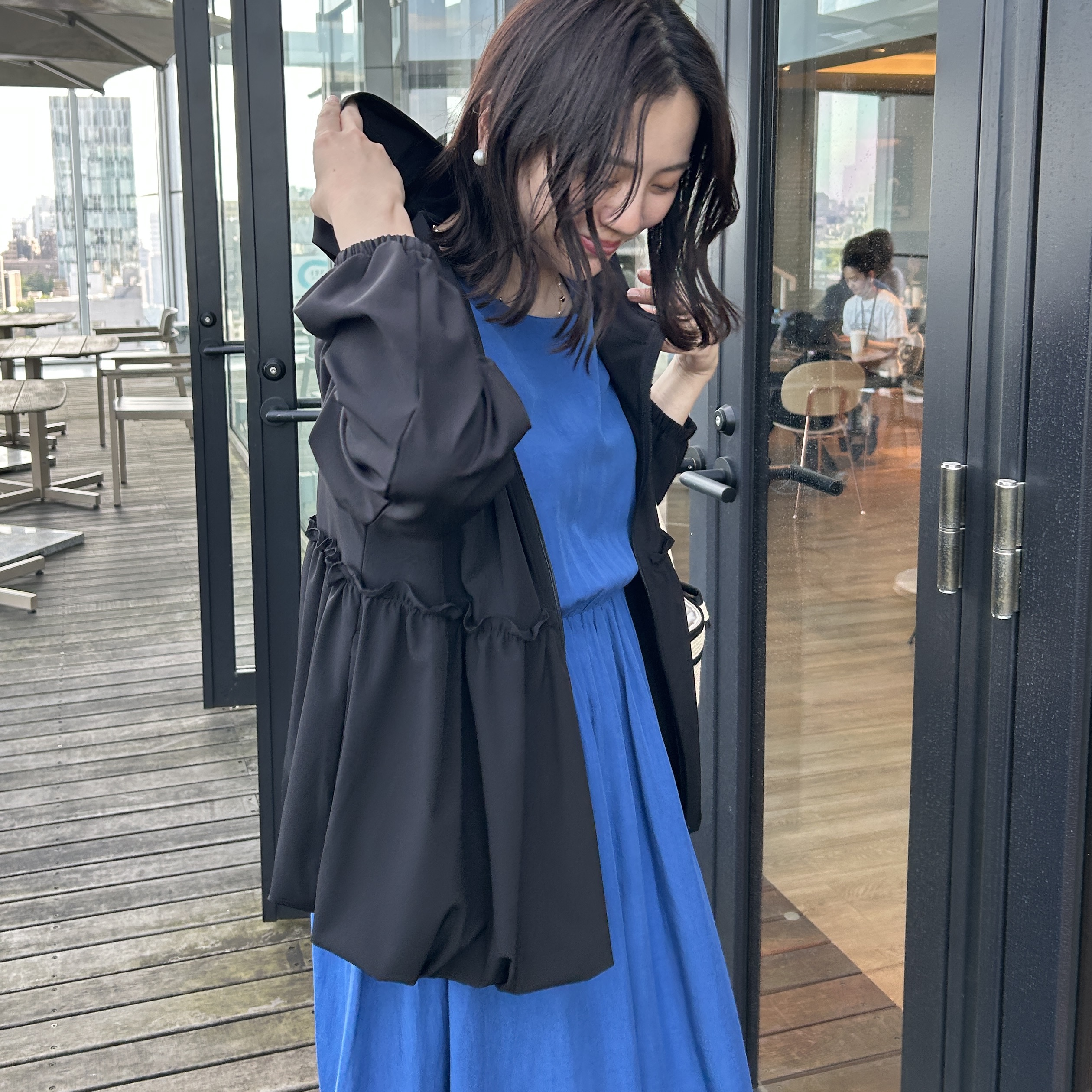 shinoさんの「Couture brooch｜【UVカット・吸水速乾・撥水加工】フリル ラッシュガード」を使ったコーディネート