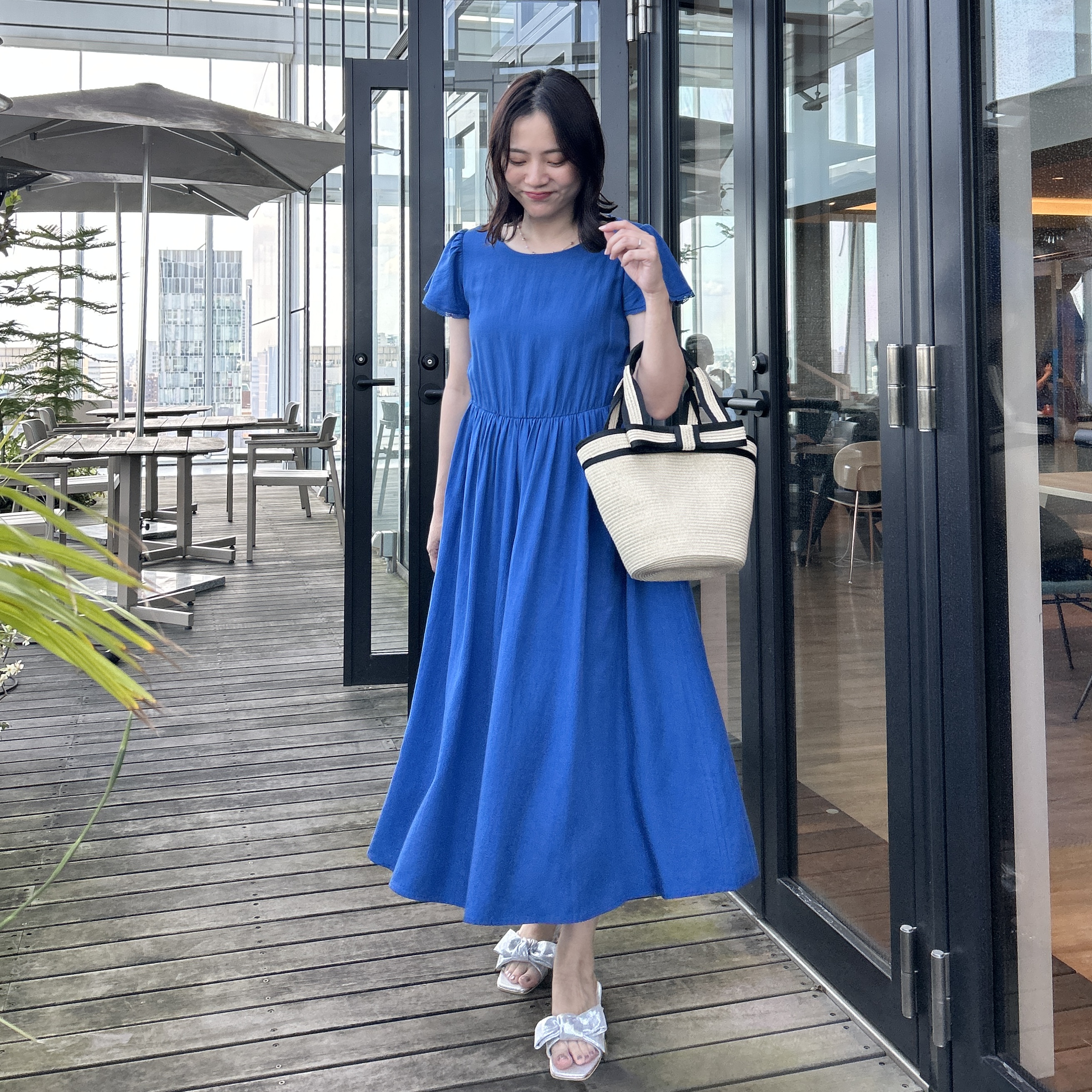 shinoさんの「Couture brooch｜【UVカット・吸水速乾・撥水加工】フリル ラッシュガード」を使ったコーディネート