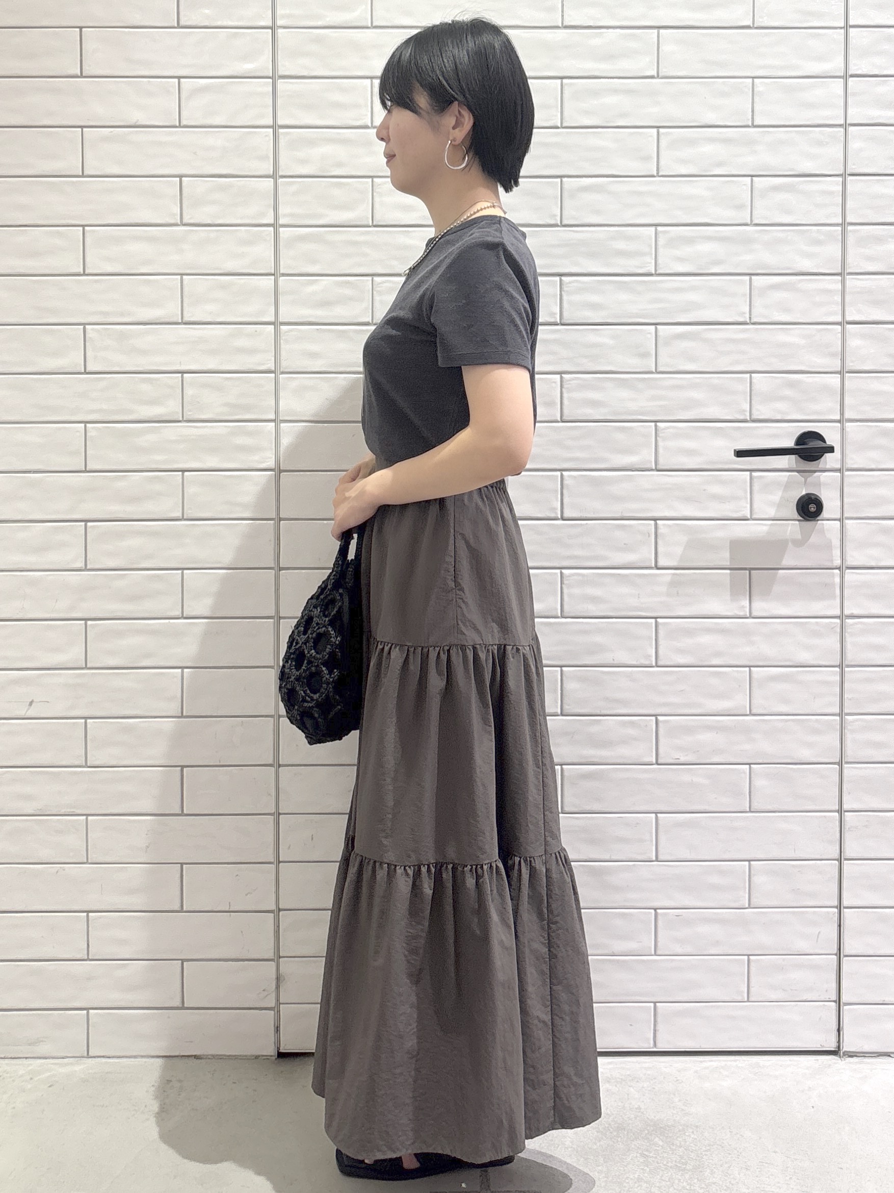 ayumiさんの「OPAQUE.CLIP｜ベーシックパイルTシャツ【洗濯機OK】」を使ったコーディネート