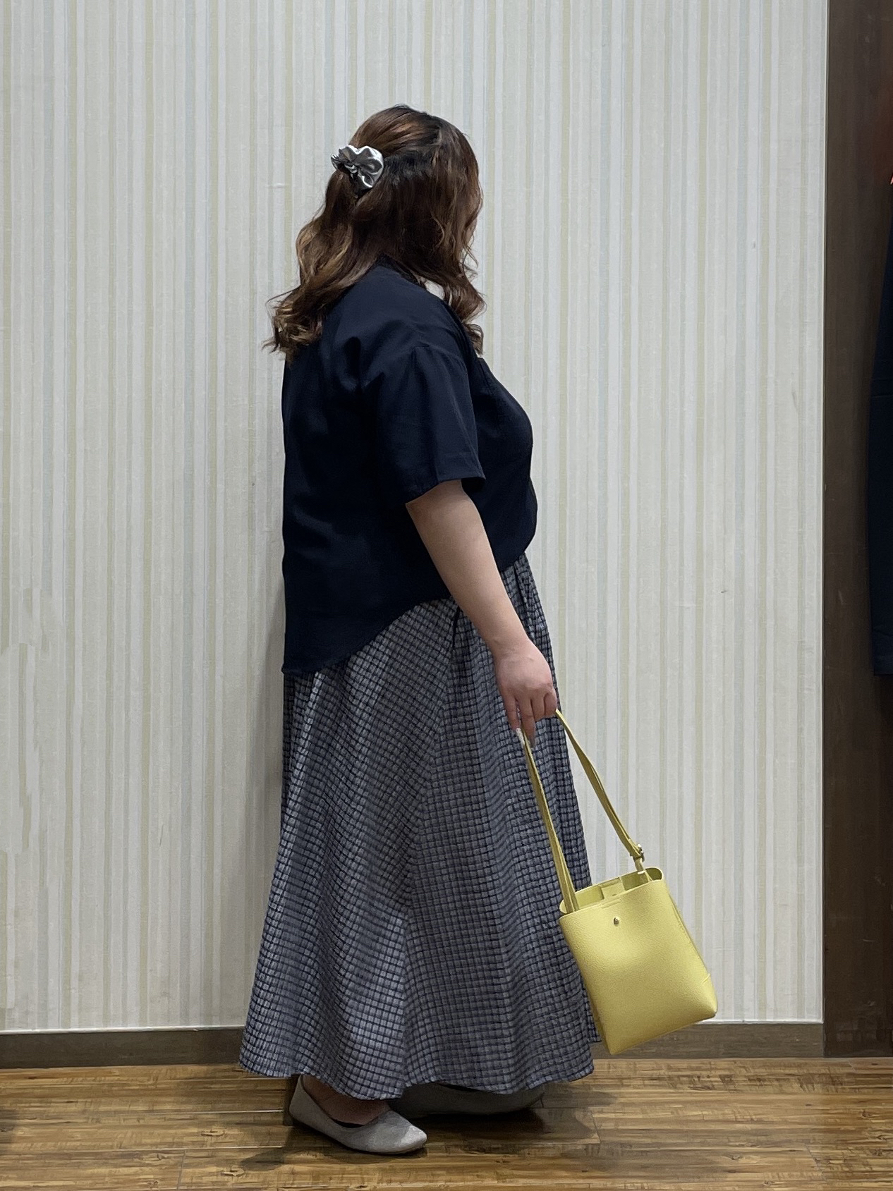 Risaさんの「SHOO･LA･RUE｜【洗濯機可/S-LL】大人の抜け感 ゆるっと5分袖シャツ」を使ったコーディネート