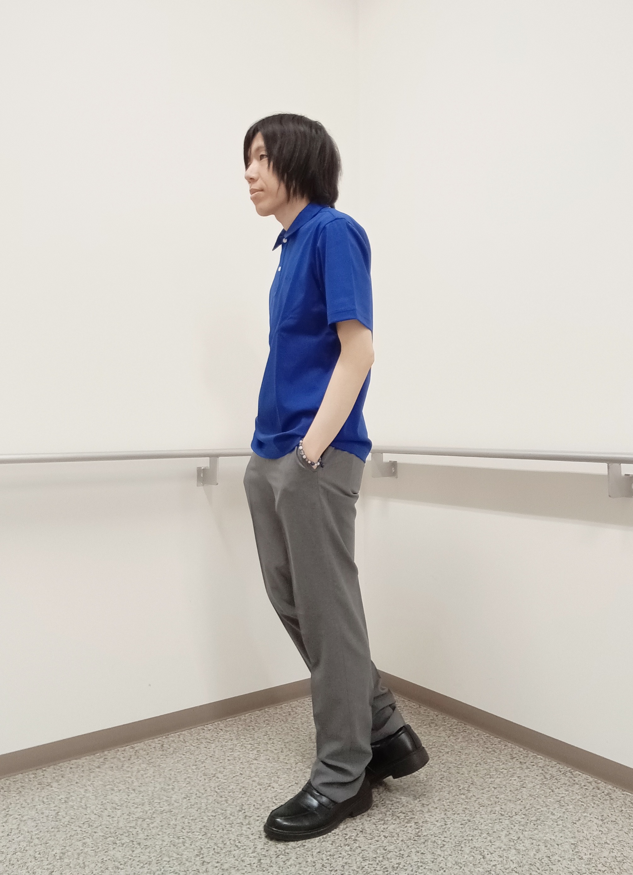 moritaさんの「TAKEO KIKUCHI｜【接触冷感】アイスクリアコットン ワンポイント ポロシャツ」を使ったコーディネート