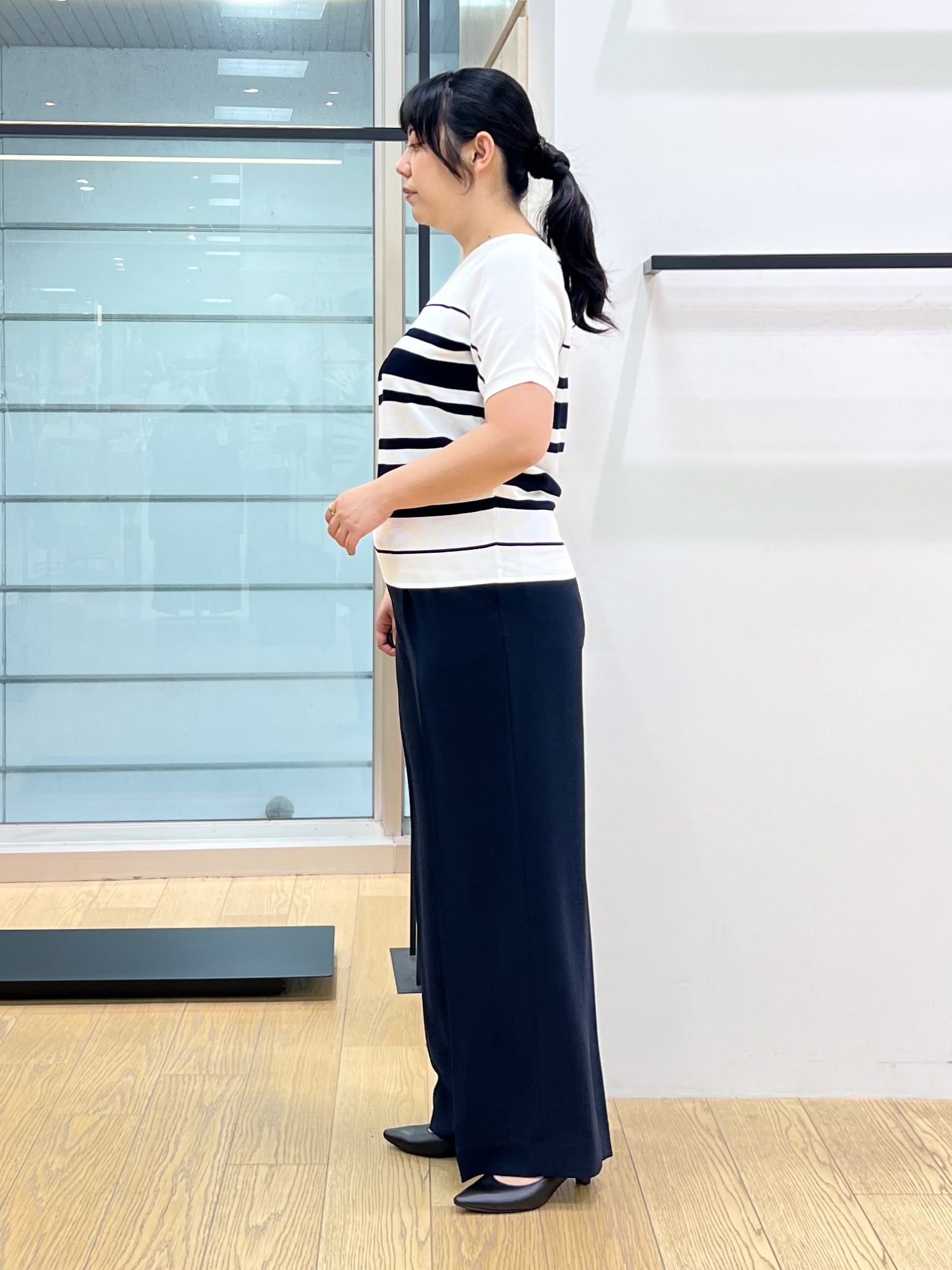 shimaさんの「INDIVI｜【洗える／多機能／SETUP可】着る日傘ダブルジャケット」を使ったコーディネート