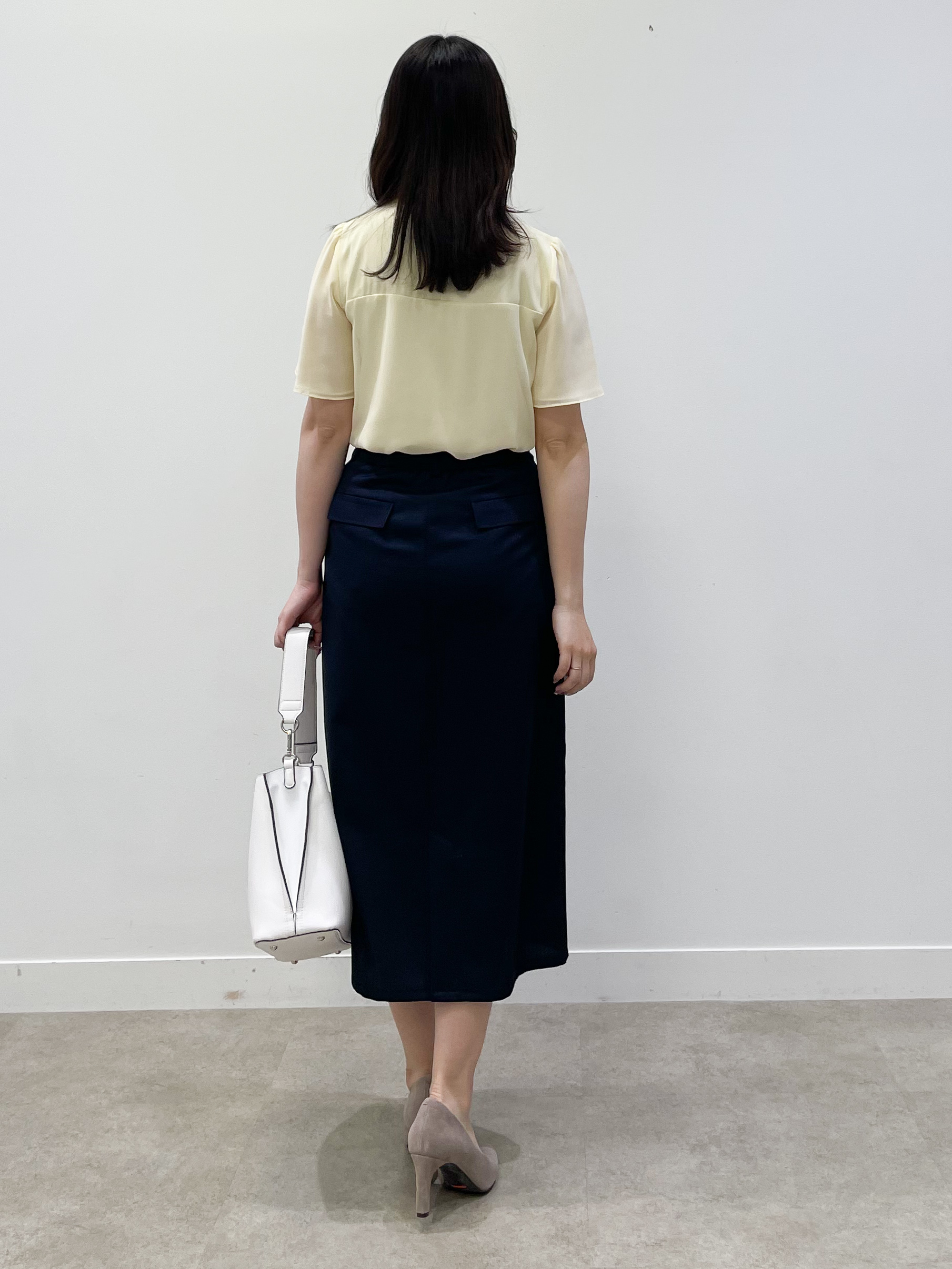 yukariさんの「Reflect｜【S-4Lサイズ/UVカット／接触冷感】シフォンジャージブラウス」を使ったコーディネート