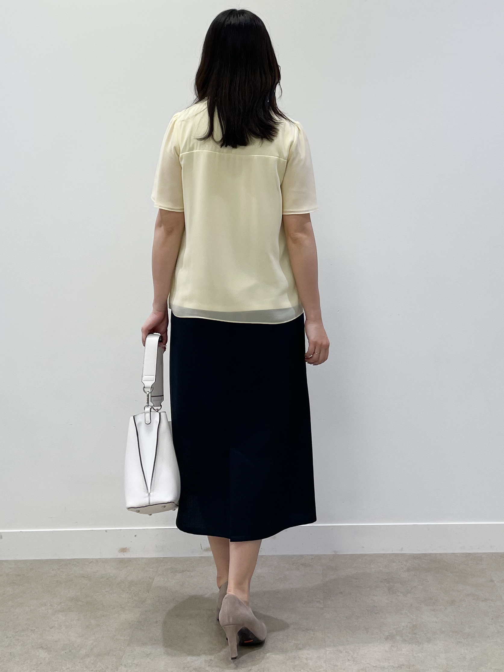 yukariさんの「Reflect｜【S-4Lサイズ/UVカット／接触冷感】シフォンジャージブラウス」を使ったコーディネート