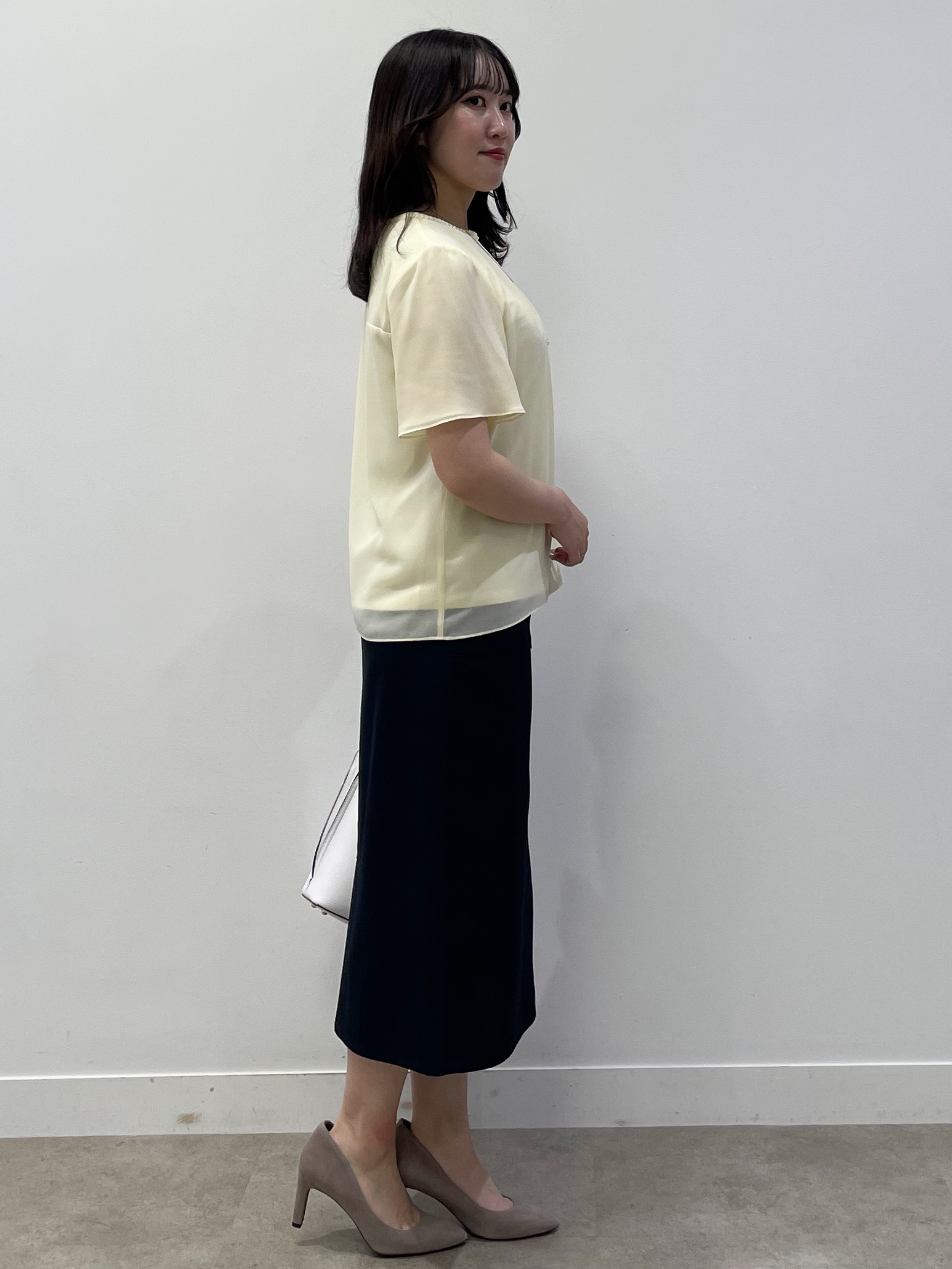 yukariさんの「Reflect｜【S-4Lサイズ/UVカット／接触冷感】シフォンジャージブラウス」を使ったコーディネート